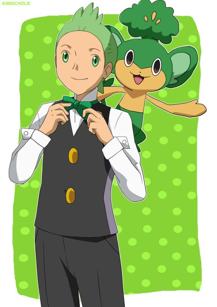 Cilan and Pansage by anniberri