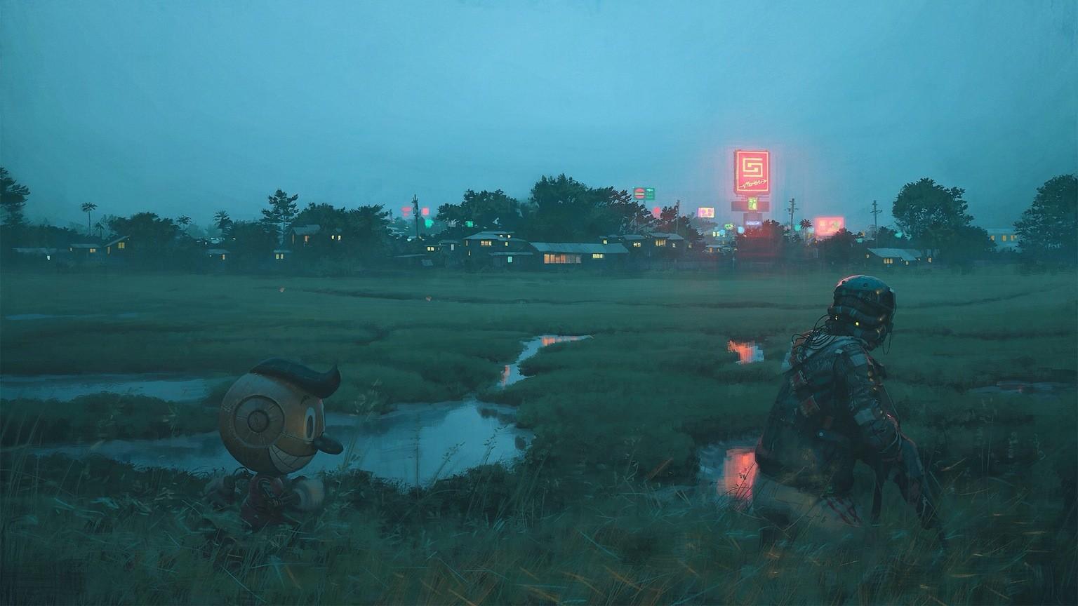 4525577 Stålenhag, fiction wallpapers