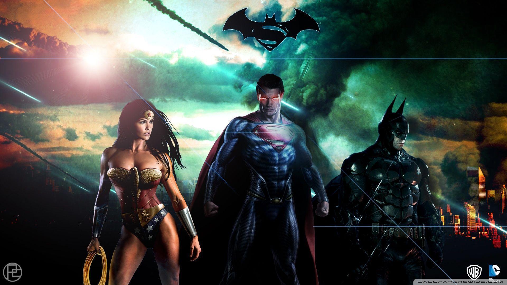 Superman Batman Wonderwoman DC HD desktop wallpapers : High