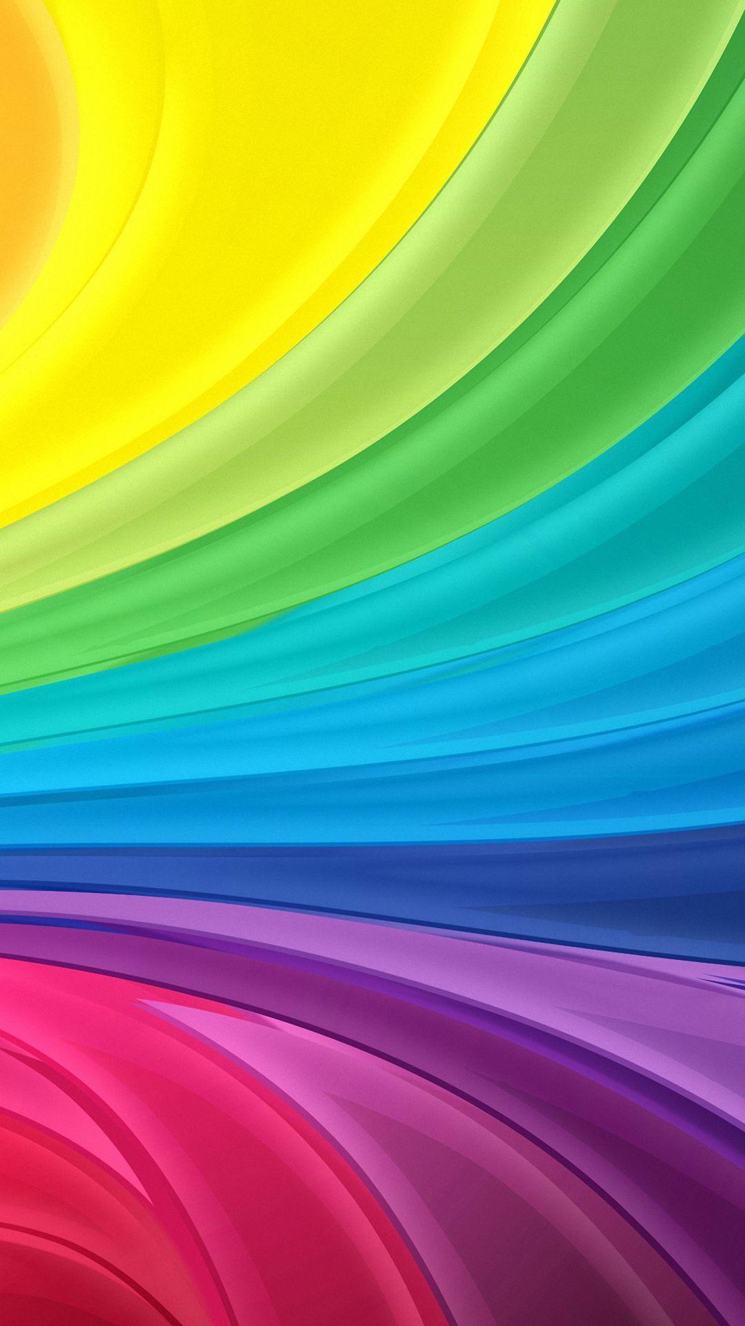 HD rainbow swirl samsung galaxy a7 wallpapers