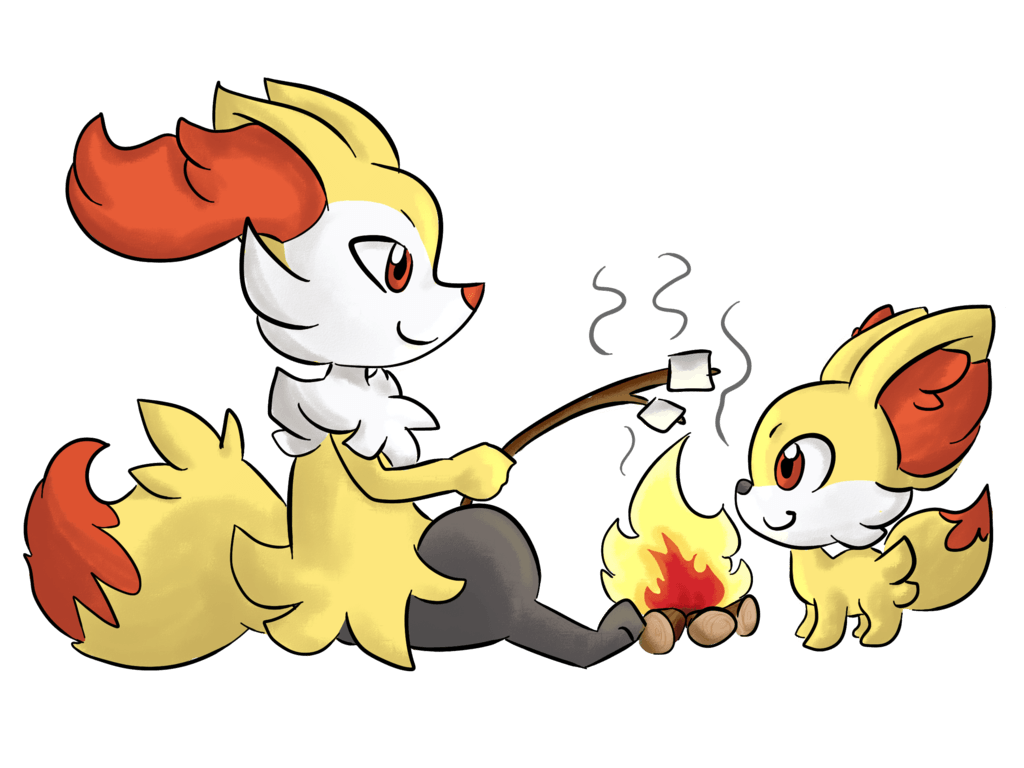 Fennekin and Braixen