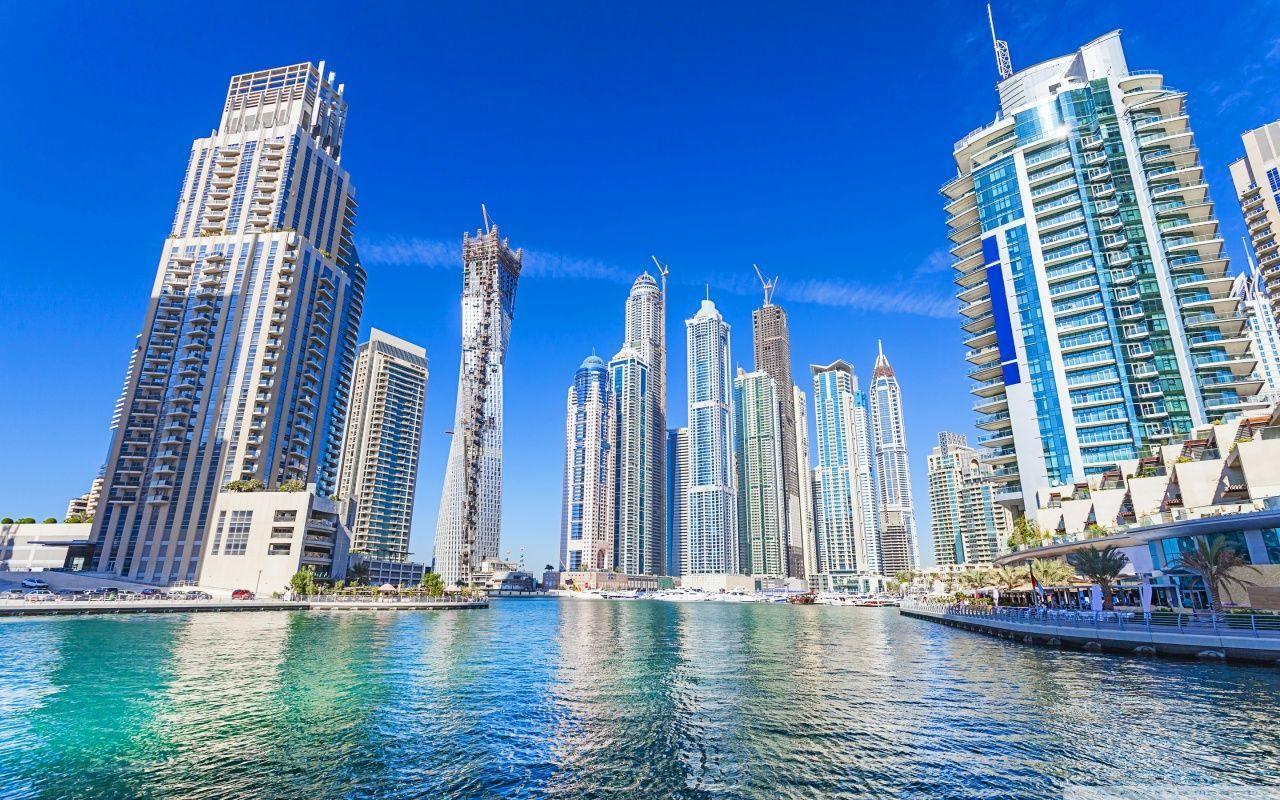 Dubai, United Arab Emirates, Skyscrapers HD desktop wallpapers