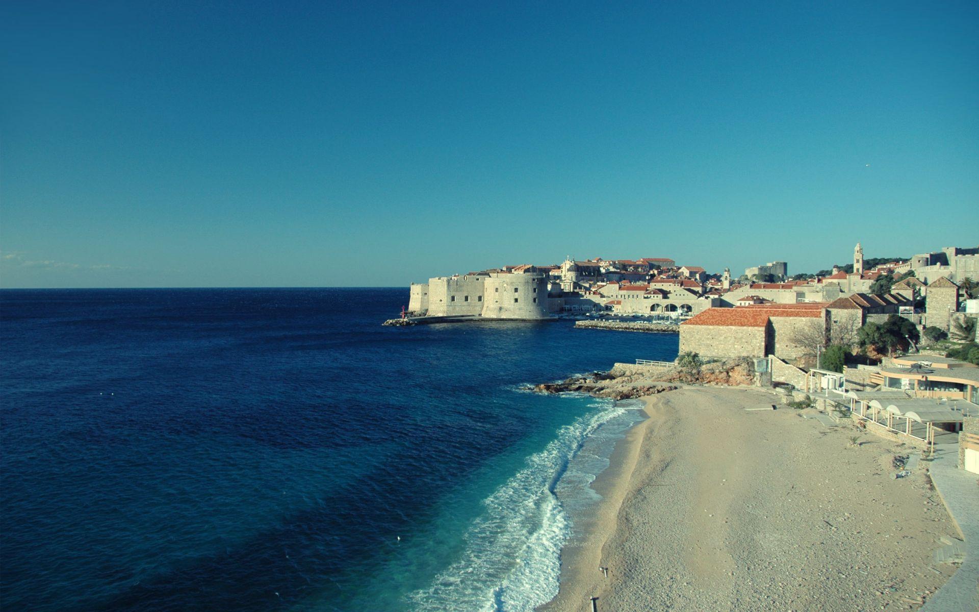 Banje beach, Dubrovnik, Croatia HD Wallpapers