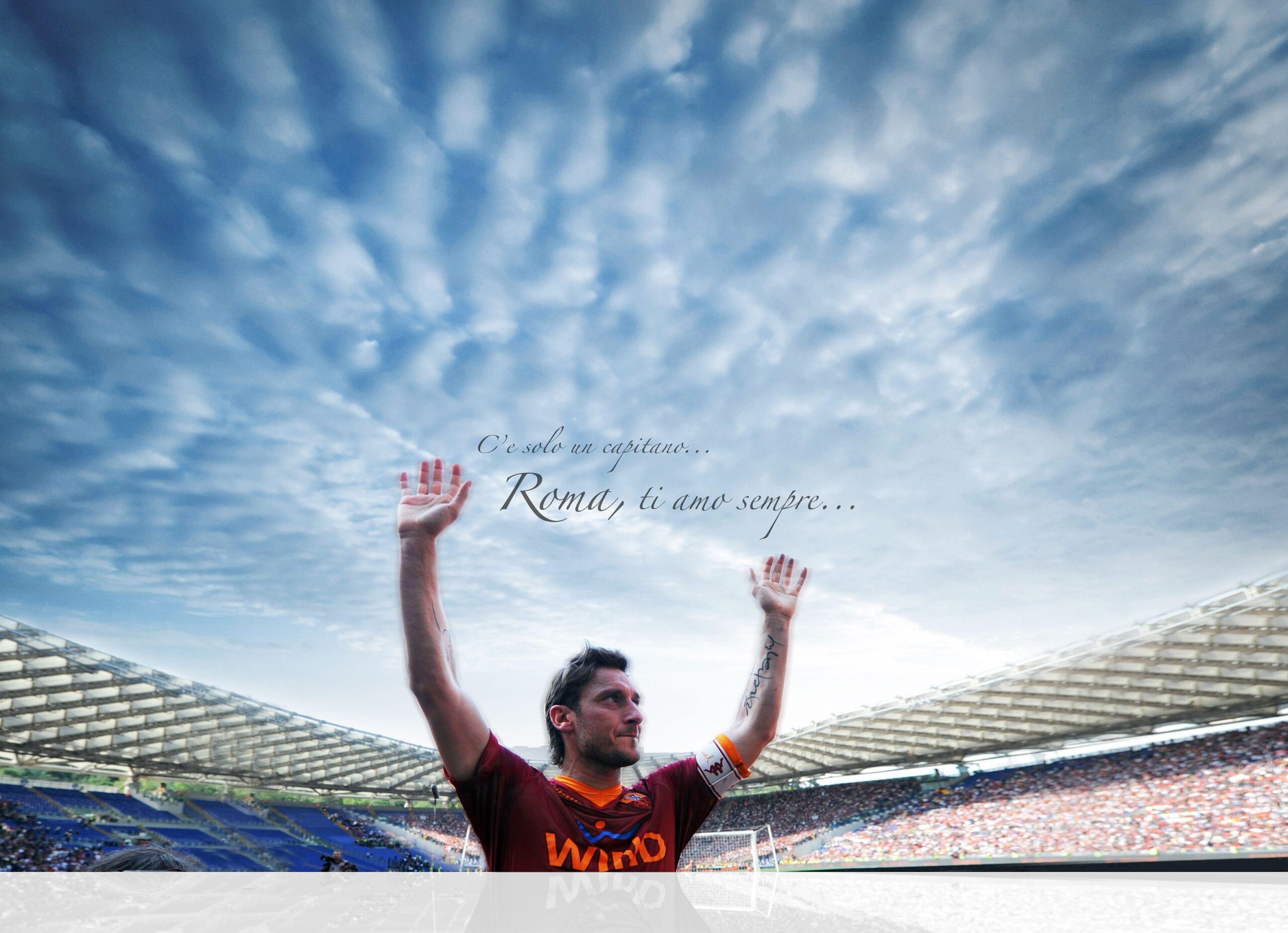 Two AS Roma Wallpapers – in high