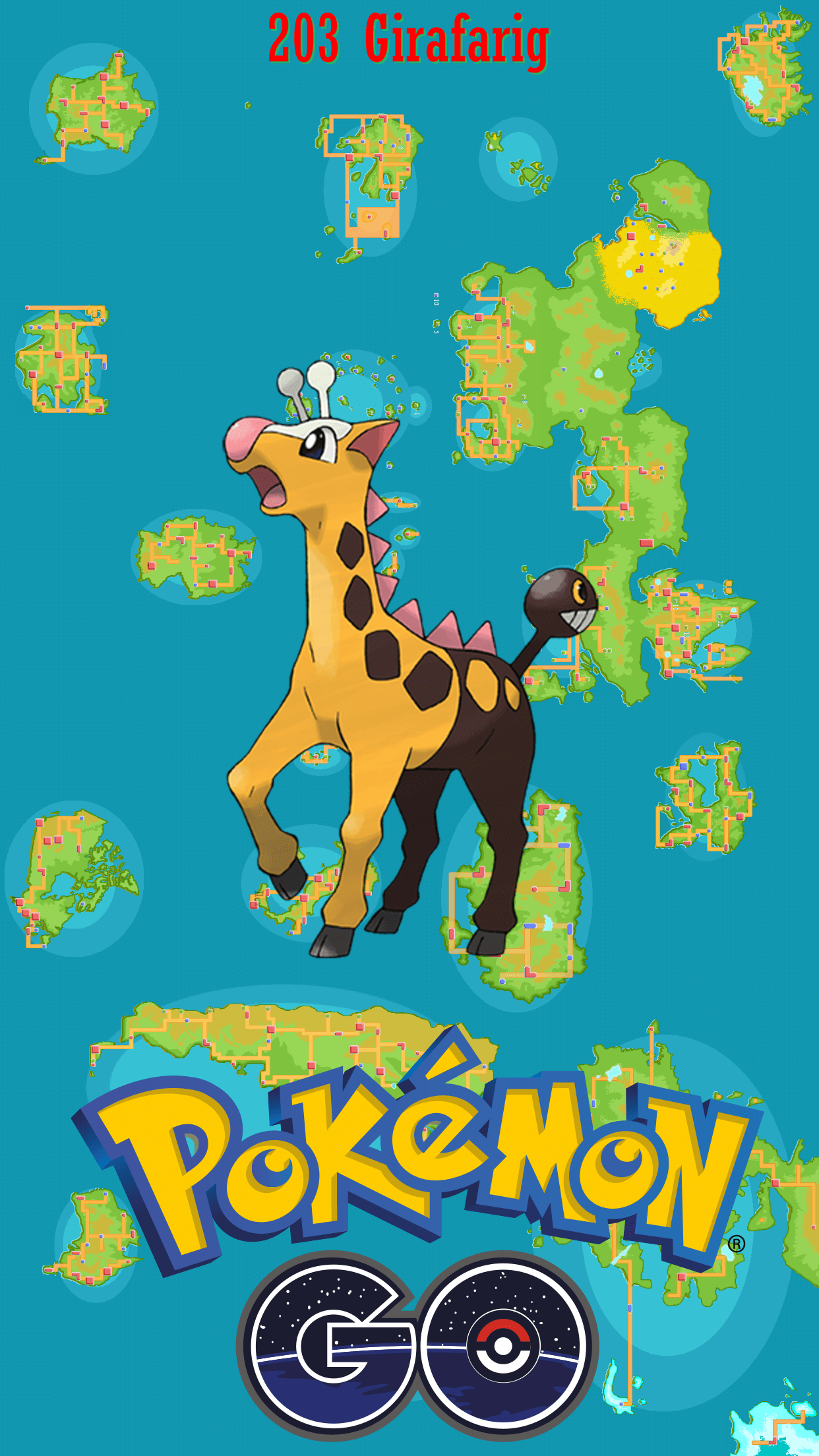 203 Street Map Girafarig