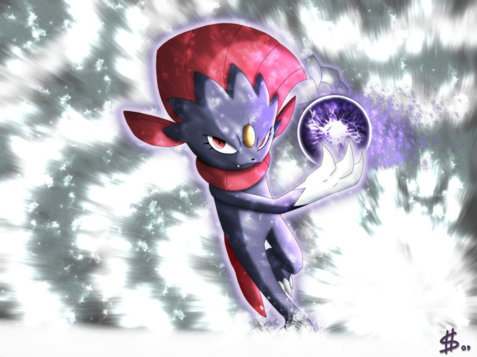 Weavile used Bli..Shadow ball? by Esepibe