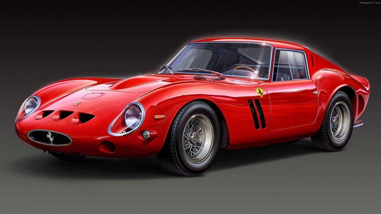 Cars Ferrari vehicles side view Ferrari 250 GTO wallpapers