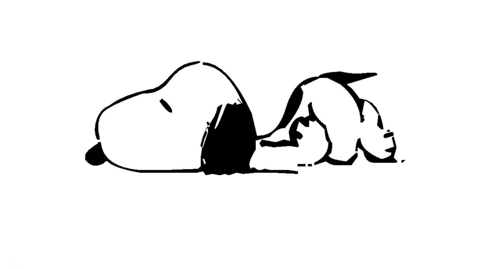 Tired Snoopy