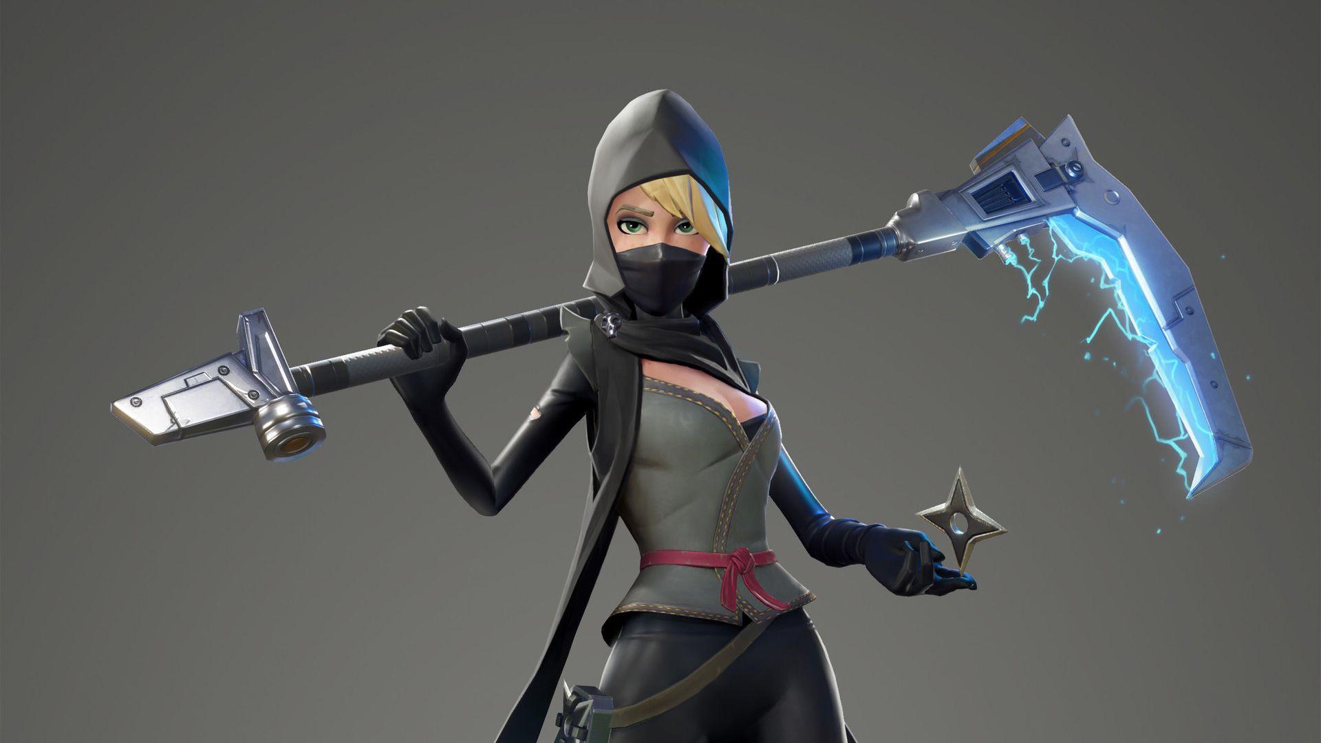 Fortnite Female Ninja, HD Games, 4k Wallpapers, Image