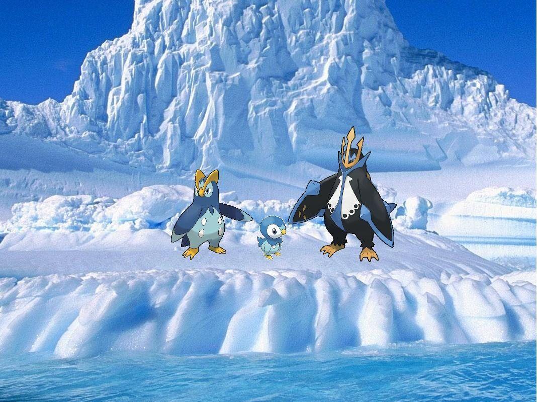 Piplup image Piplup,Prinplup and Empoleon in Antarctica HD