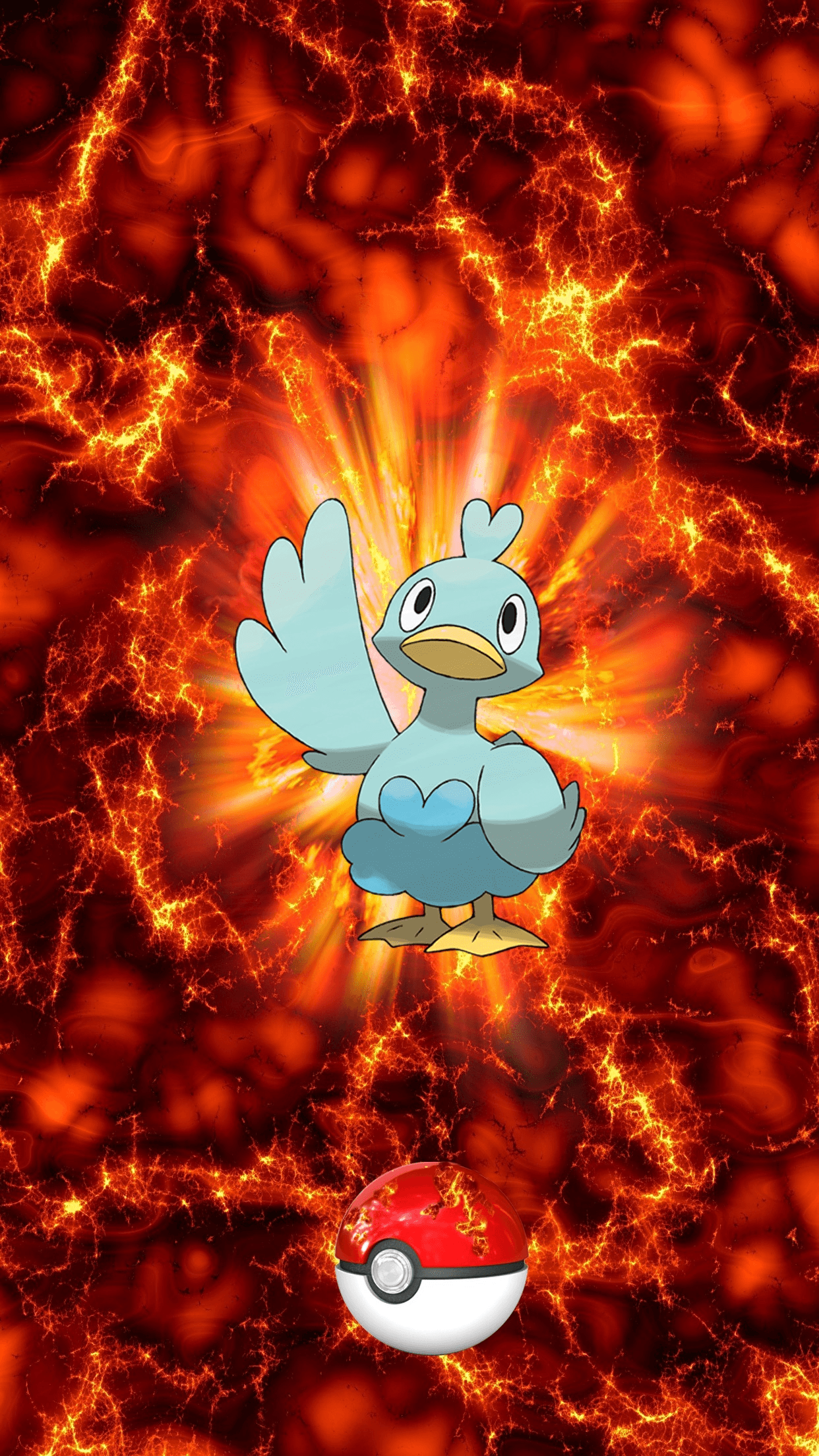 580 Fire Pokeball Ducklett Koaruhie 17 Egg