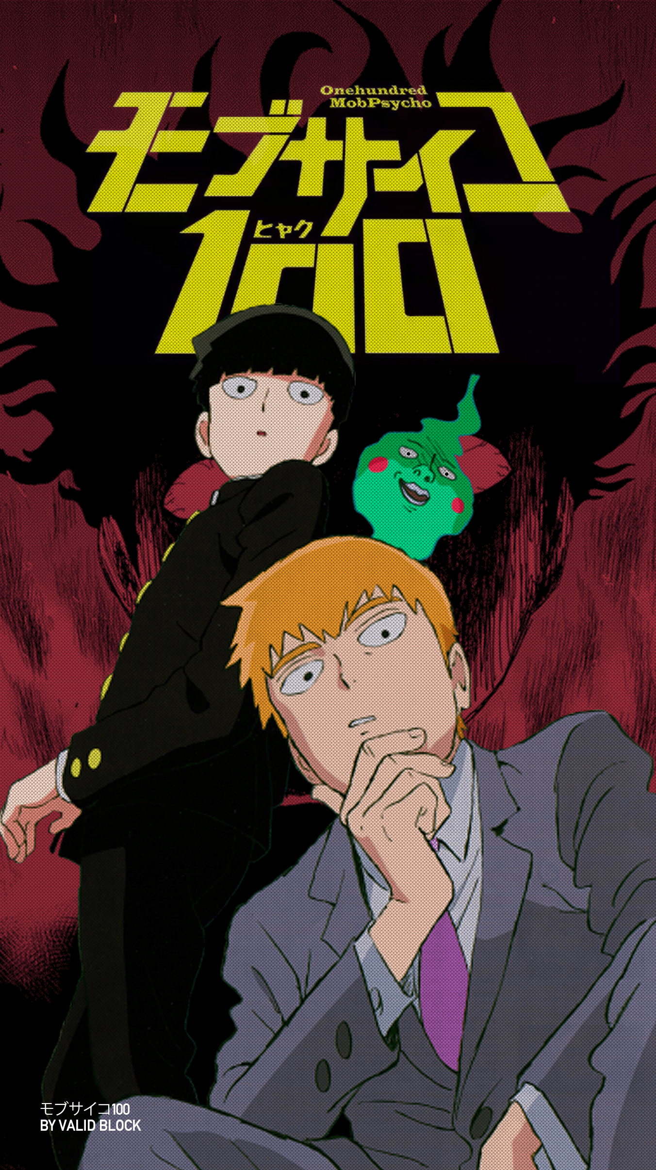 MOB PSYCHO 100 [モブサイコ100] PHONE WALLPAPERS BY