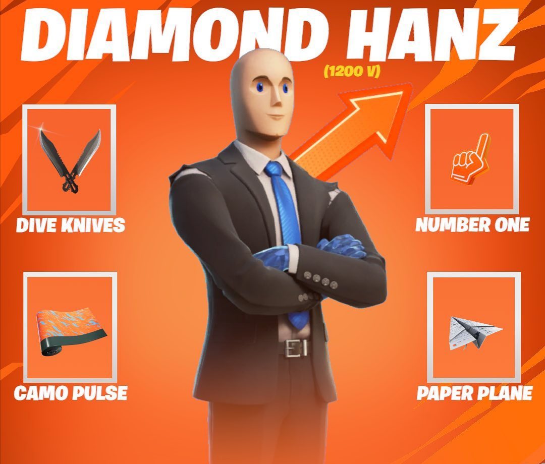 Diamond Hanz Fortnite wallpapers