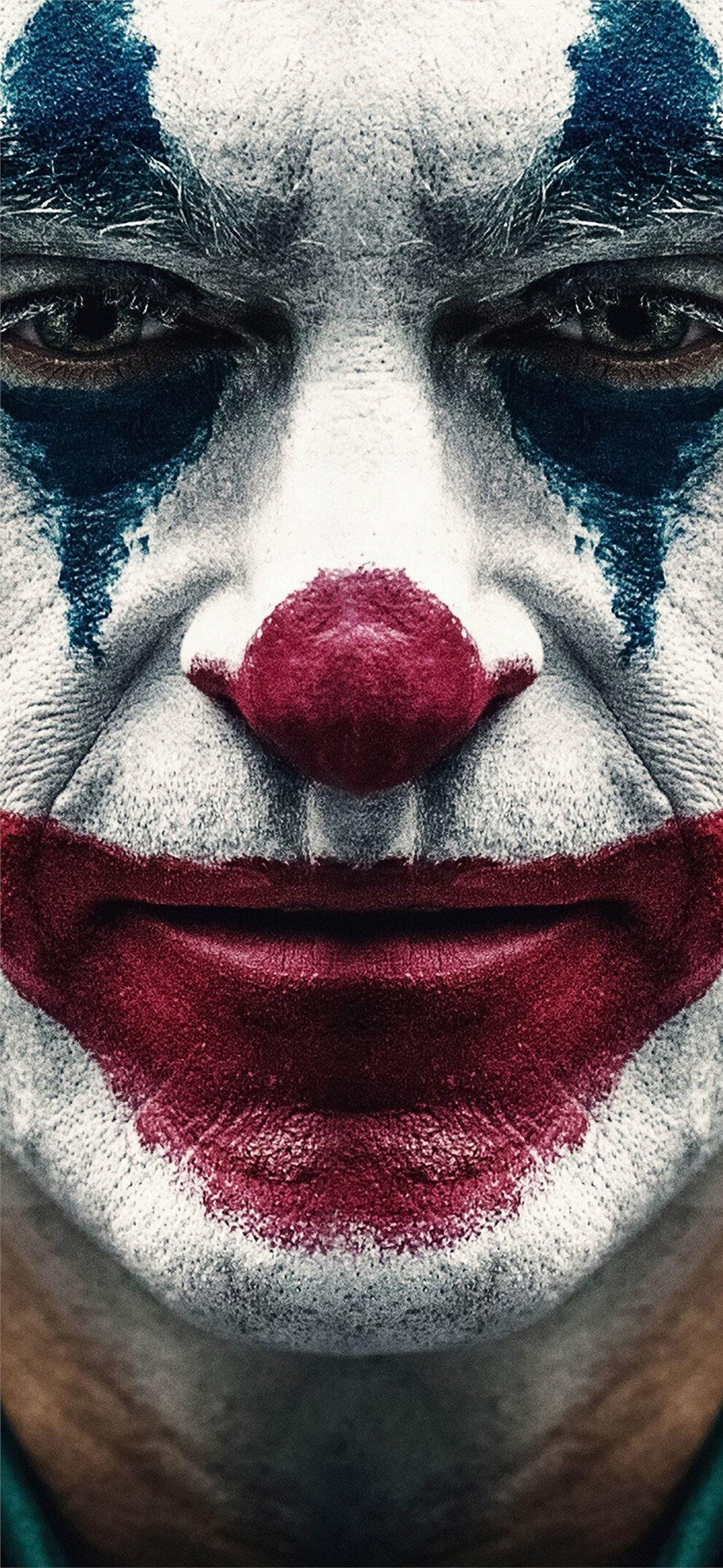 joker 2019 joaquin phoenix clown iPhone X Wallpapers Free