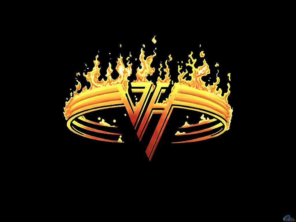 Download Wallpapers black fire van halen, , Hard