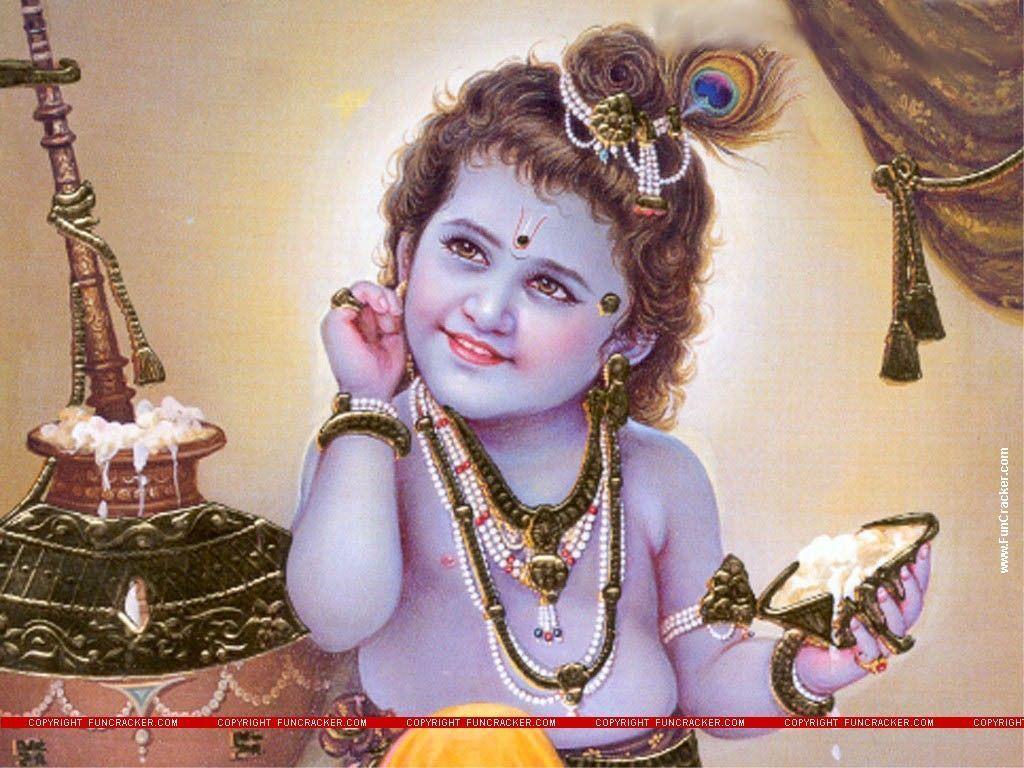 Wallpapers For > Lord Baby Krishna Wallpapers