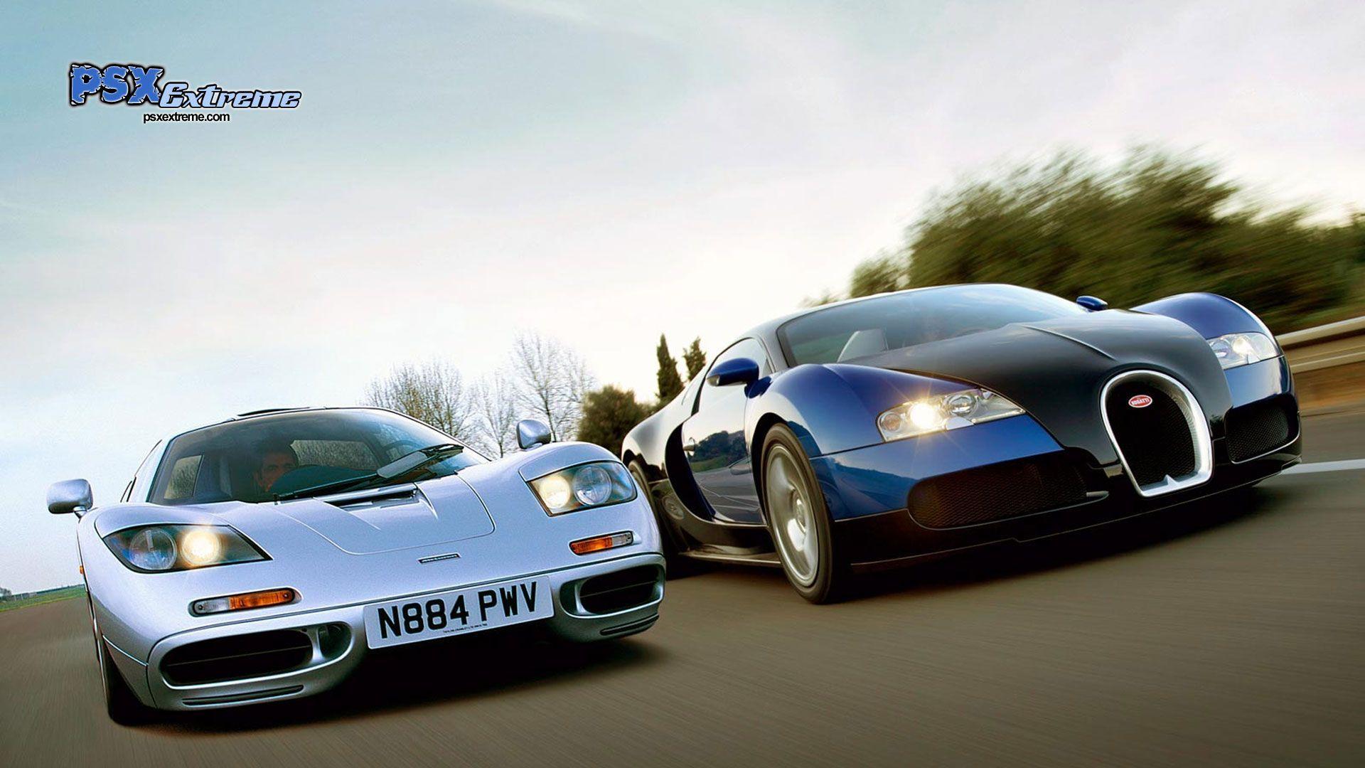 Mclaren F1 VS Veyron Wallpapers