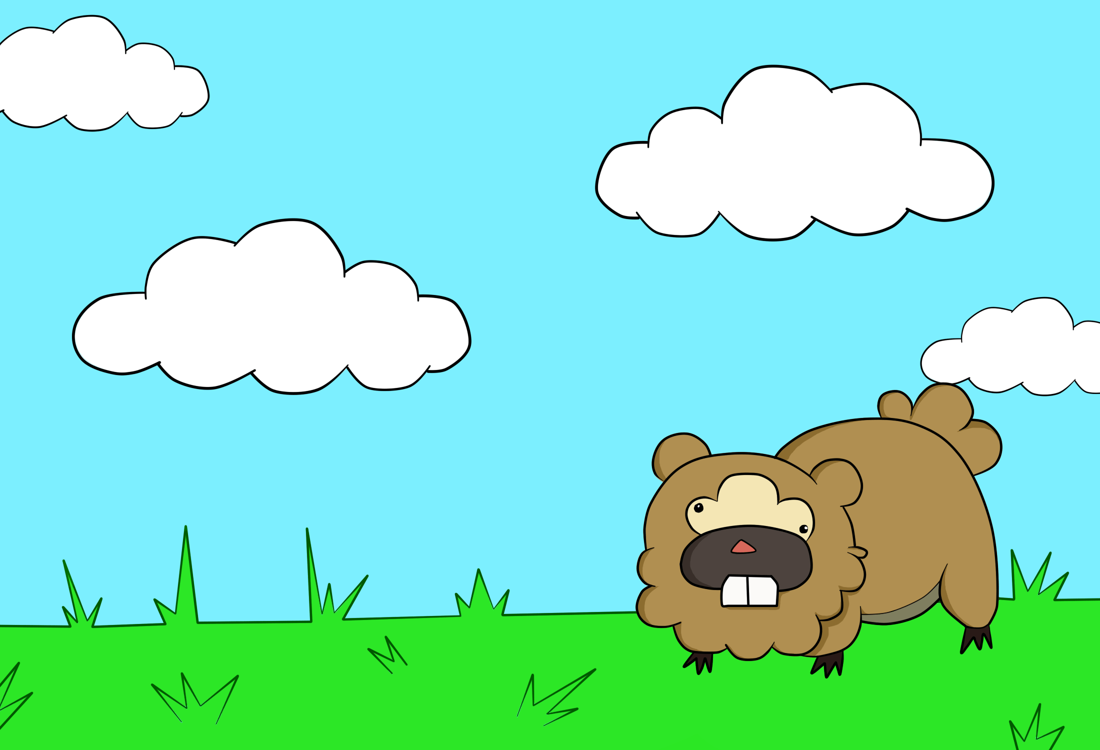 Bidoof Wallpapers by AmebaPico