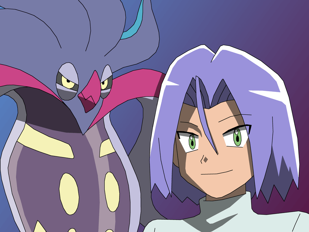 James and his evolved Malamar by PokemonXYLover1998