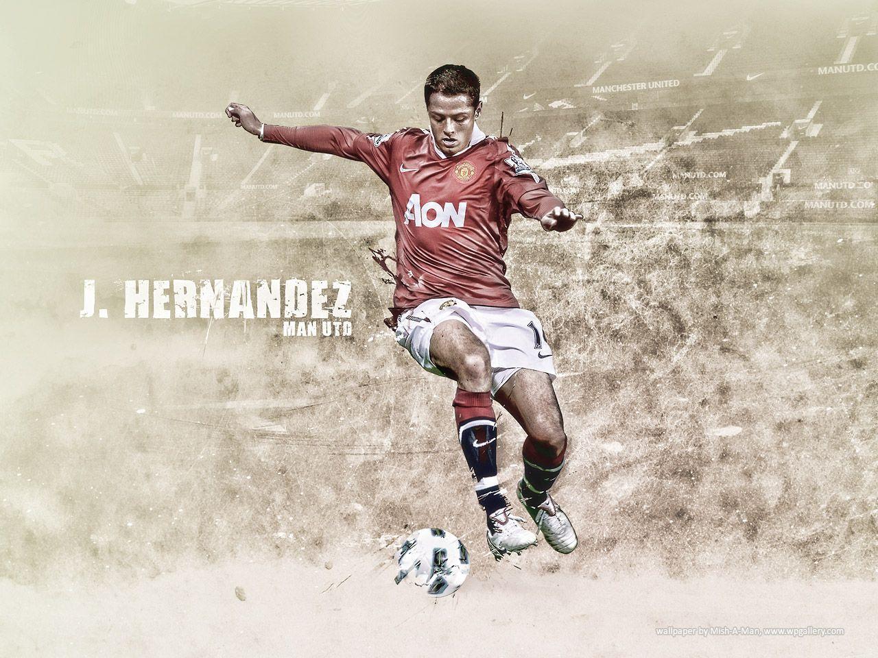 Javier Chicharito Hernandez Manchester United 2012