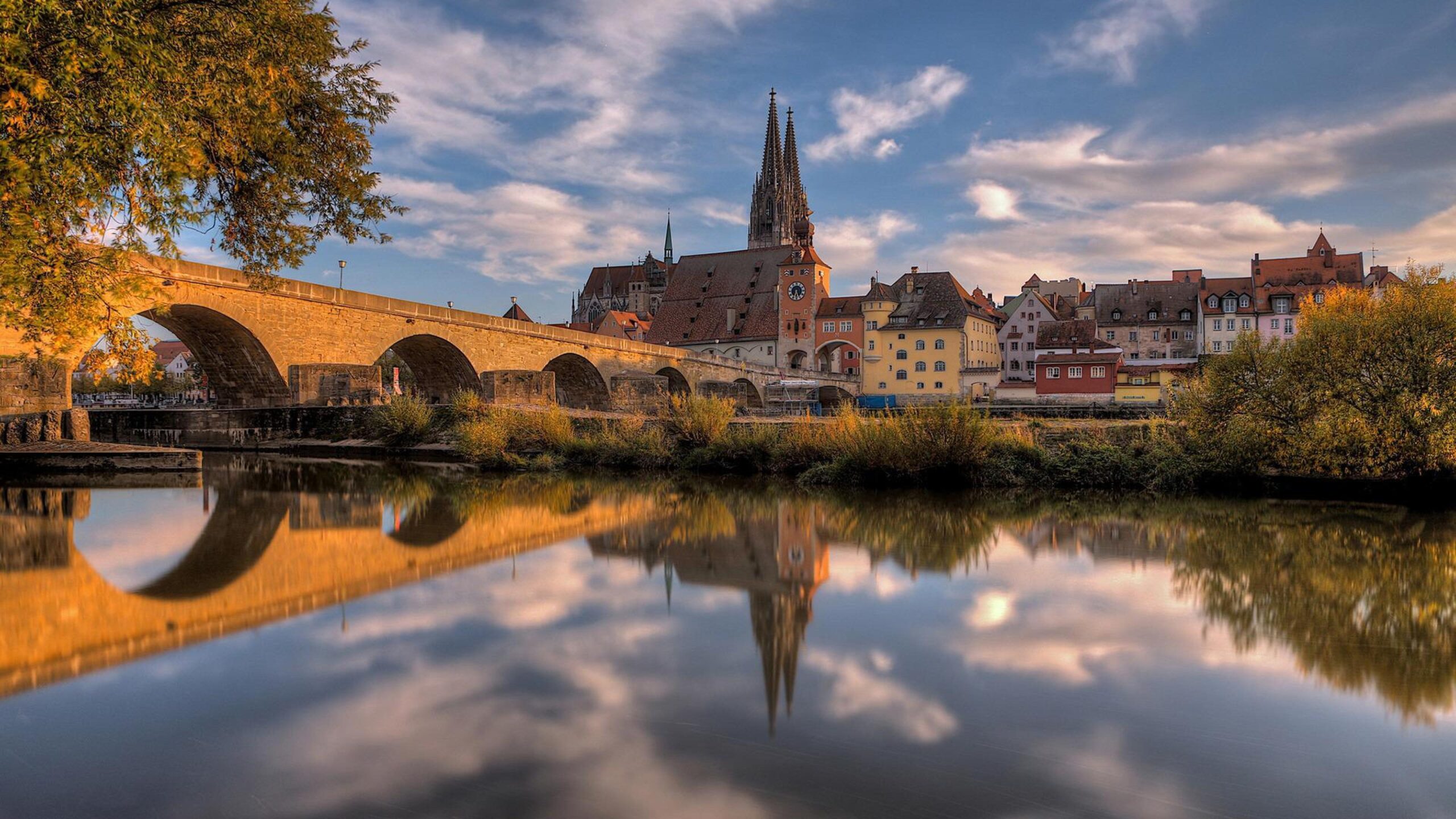 World Church Sky Germany Regensburg Europe House HD Wallpapers