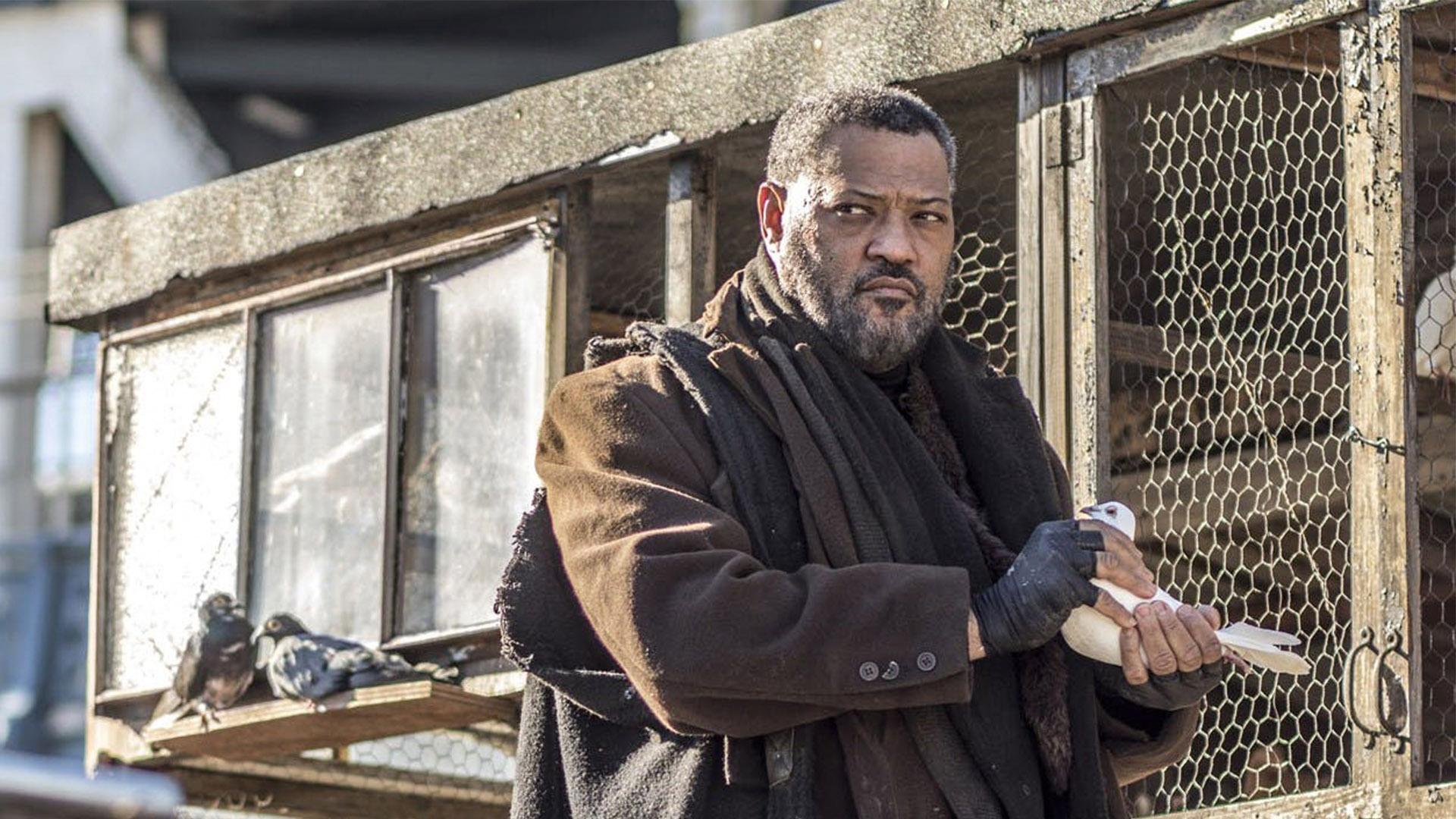 John Wick 3 Set Pics Show Laurence Fishburne Engaged In Sword Fight