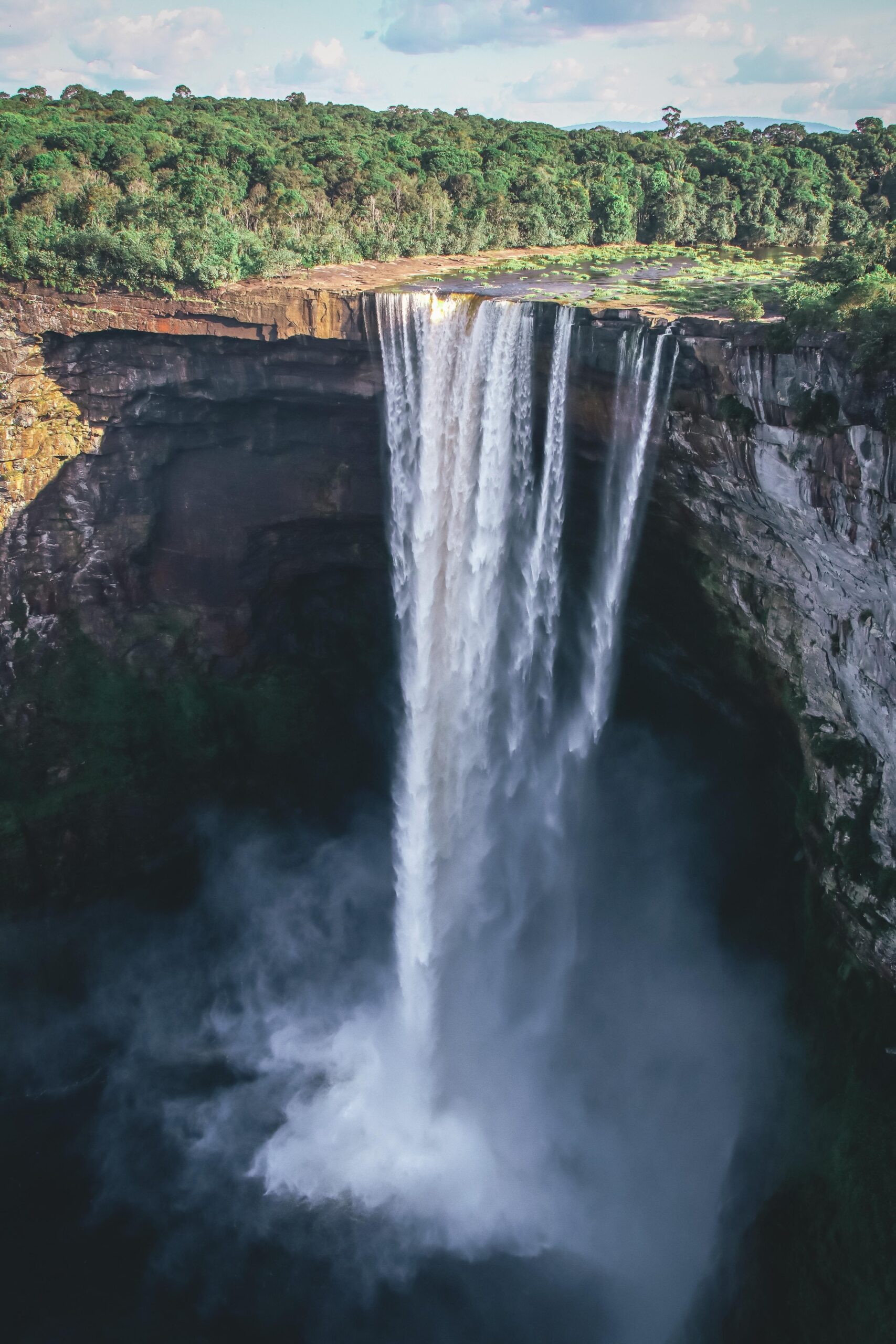 One of the largest and least accessible waterfalls in the world