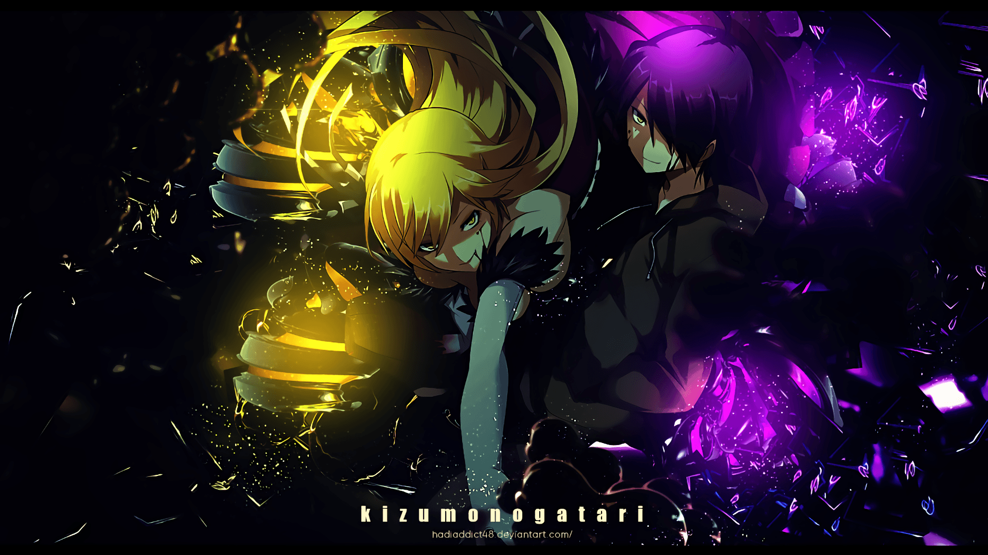 Download Kizumonogatari, Koyomi Araragi, Shinobu Oshino