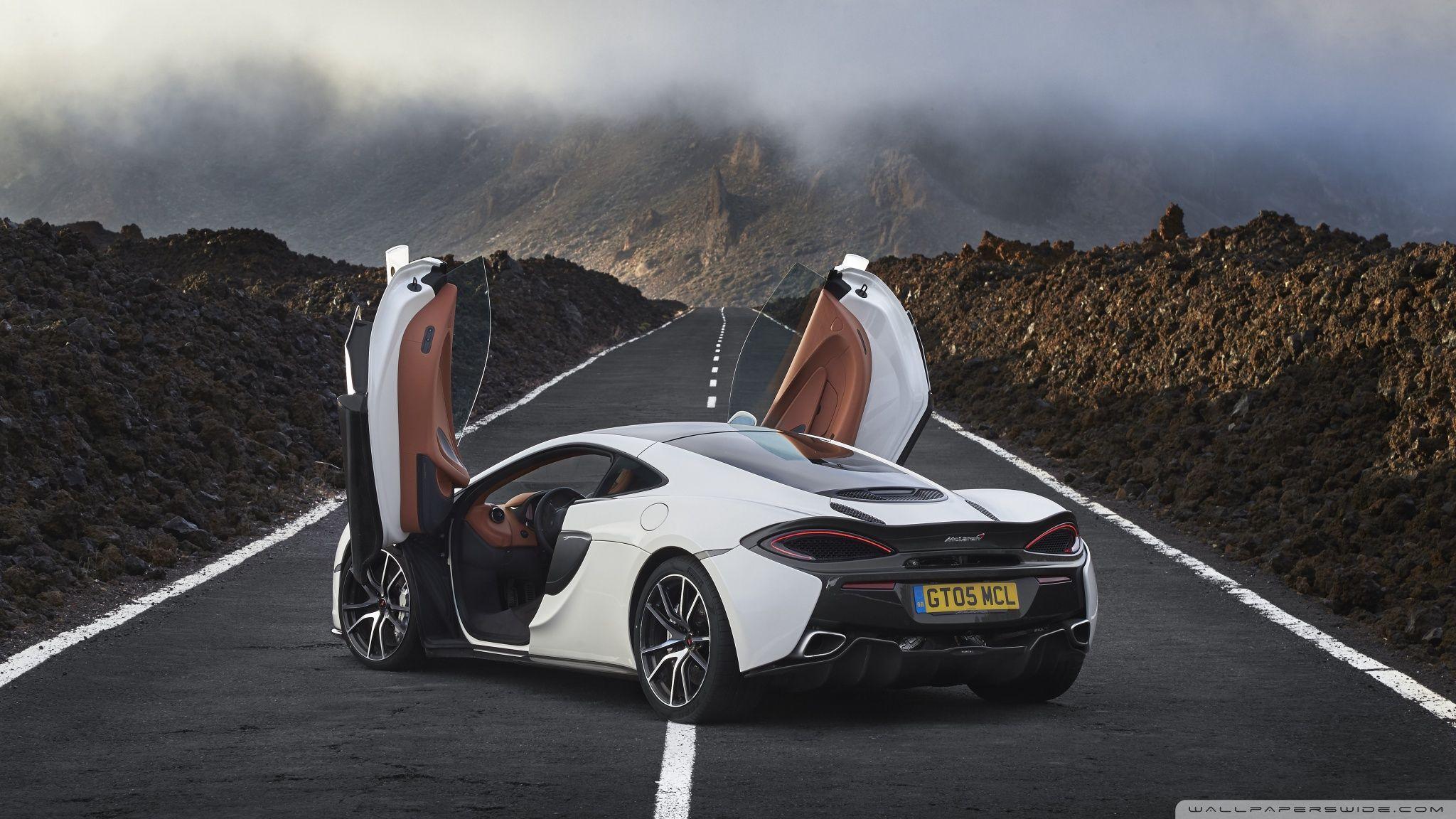 McLaren 570GT White HD desktop wallpapers : Widescreen : High