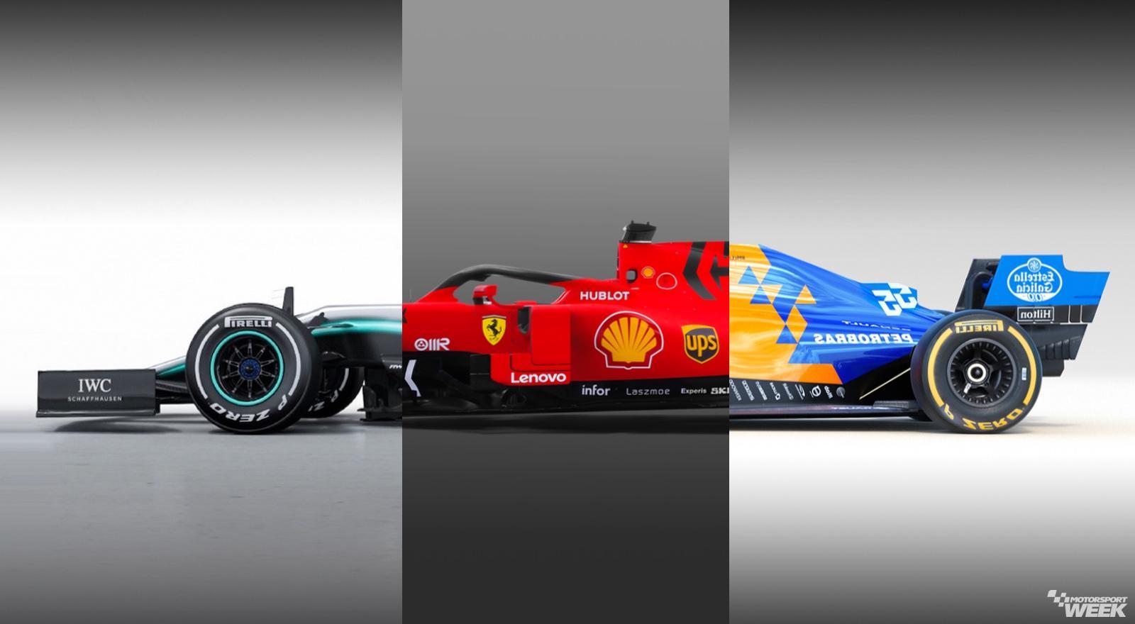 Formula 1: Sliders: Compare the W10, SF90 and MCL34