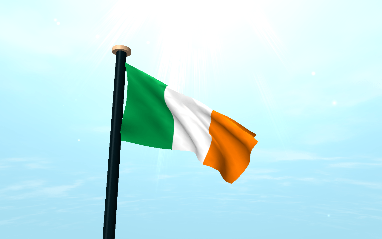 Ireland Flag 3D Free Wallpapers