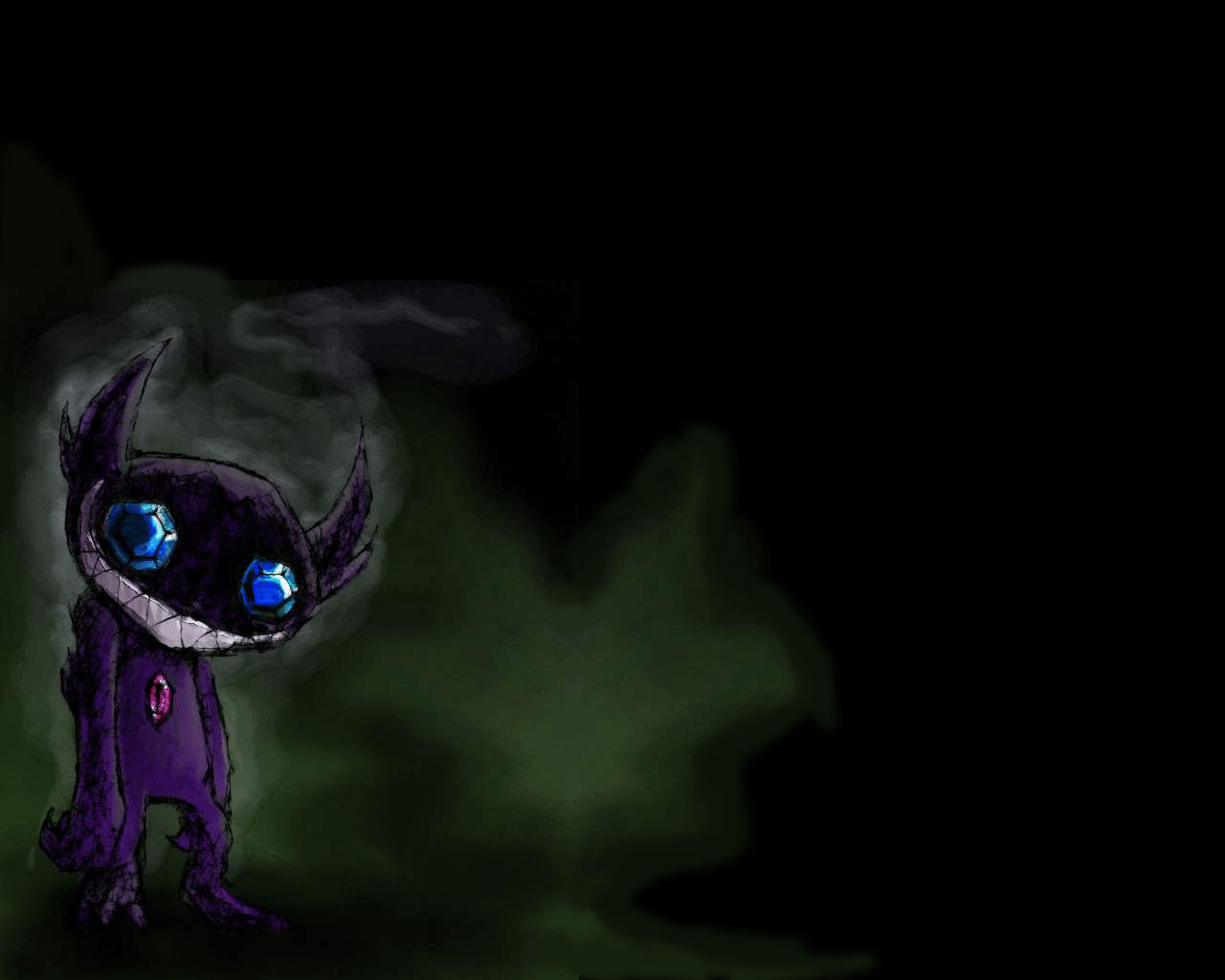 I made a wallpapers version of a awesome Sableye picture : pokemon