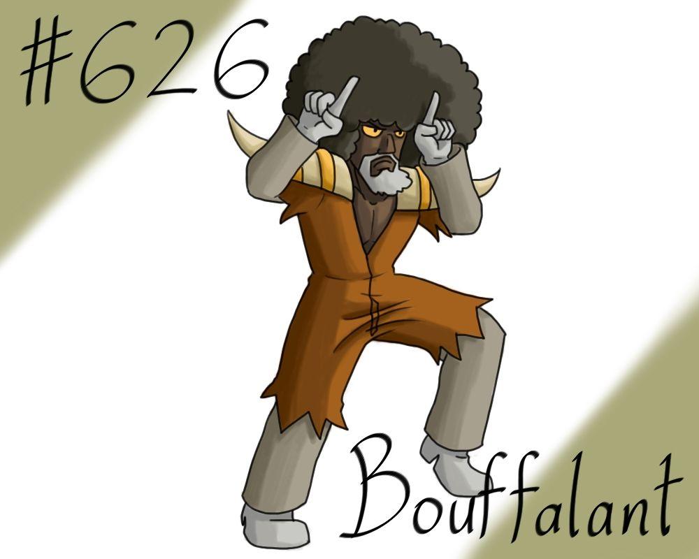 Pokemon Gijinka Project 626 Bouffalant by JinchuurikiHunter on