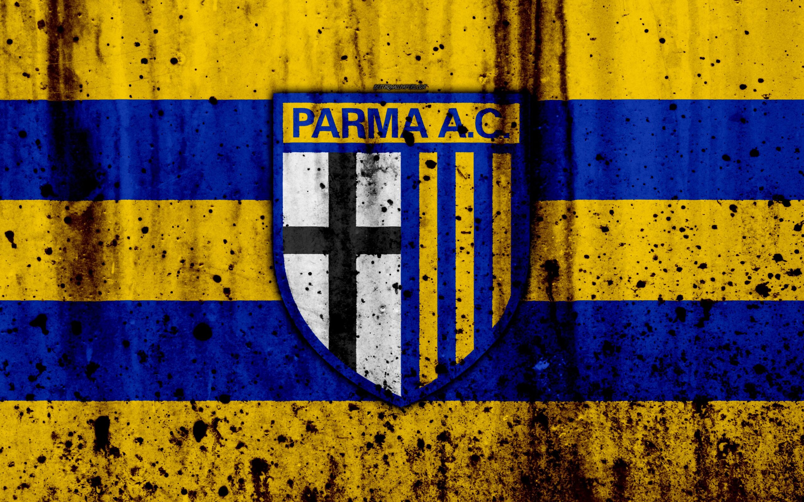 Download wallpapers Parma, 4k, grunge, Serie B, football, Italy