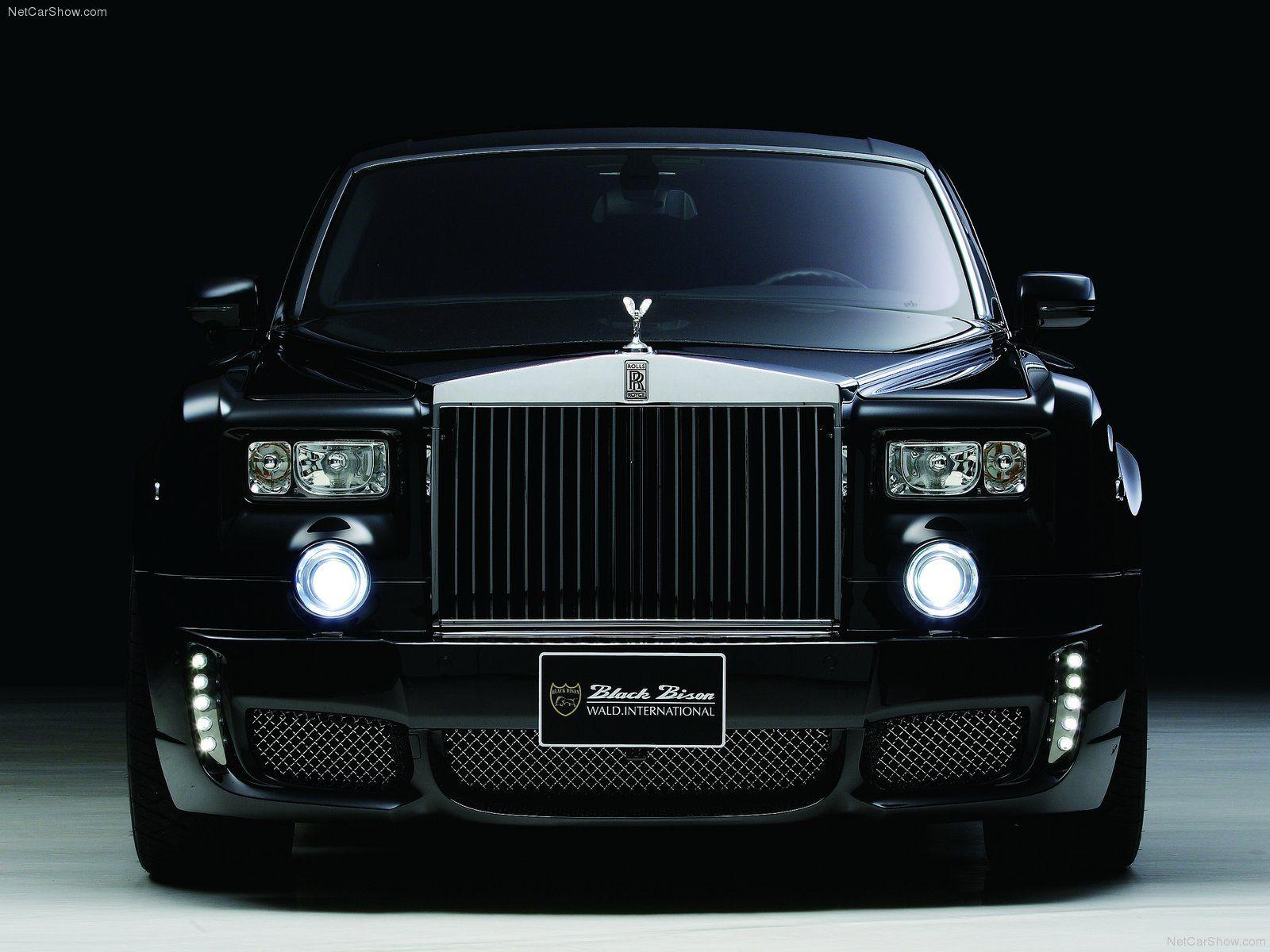 Rolls Royce Black Color Image For Desktop HD Wallpapers