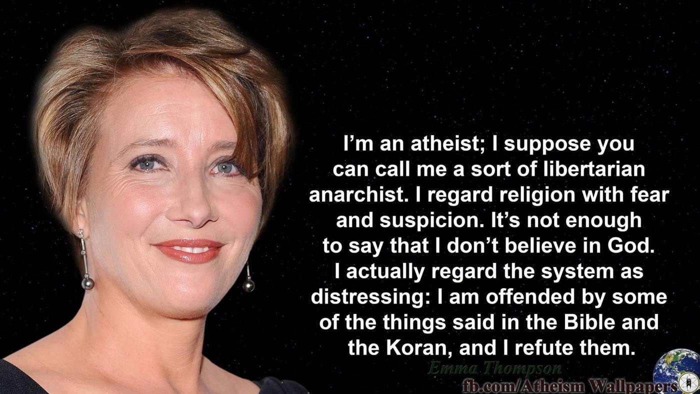 Emma Thompson – You can call me a Libertarian Anarchist