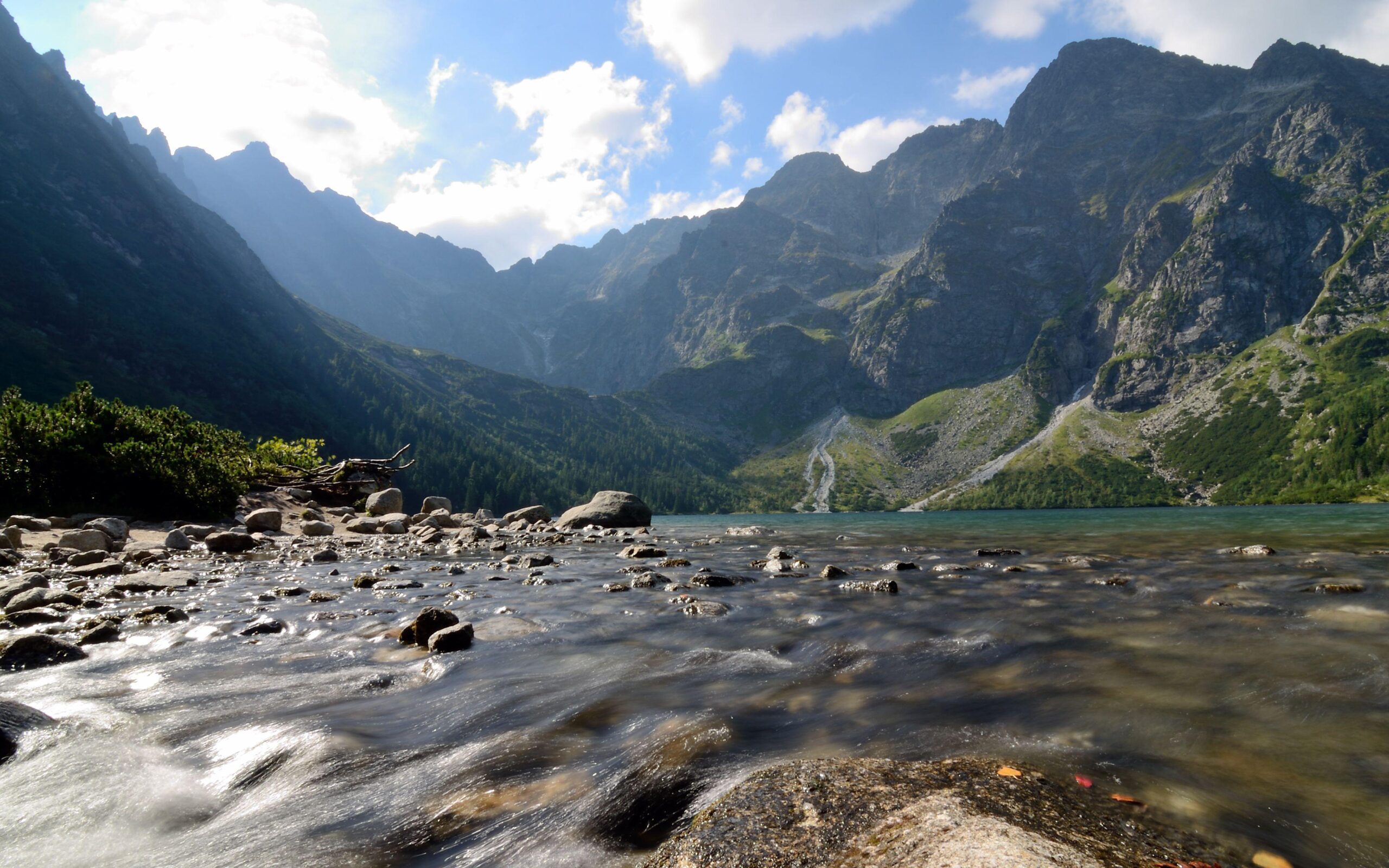 The largest mountain lake in the region, Poland wallpapers and