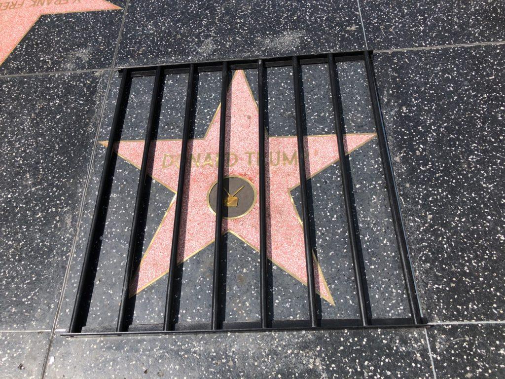 Walk of Shame? A Guerrilla Artist Put Donald Trump’s Hollywood Star