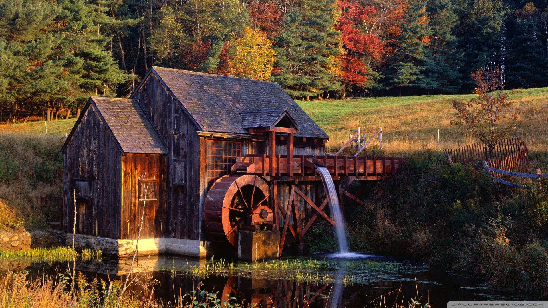 Gristmill, Guilford, Vermont ❤ 4K HD Desktop Wallpapers for 4K