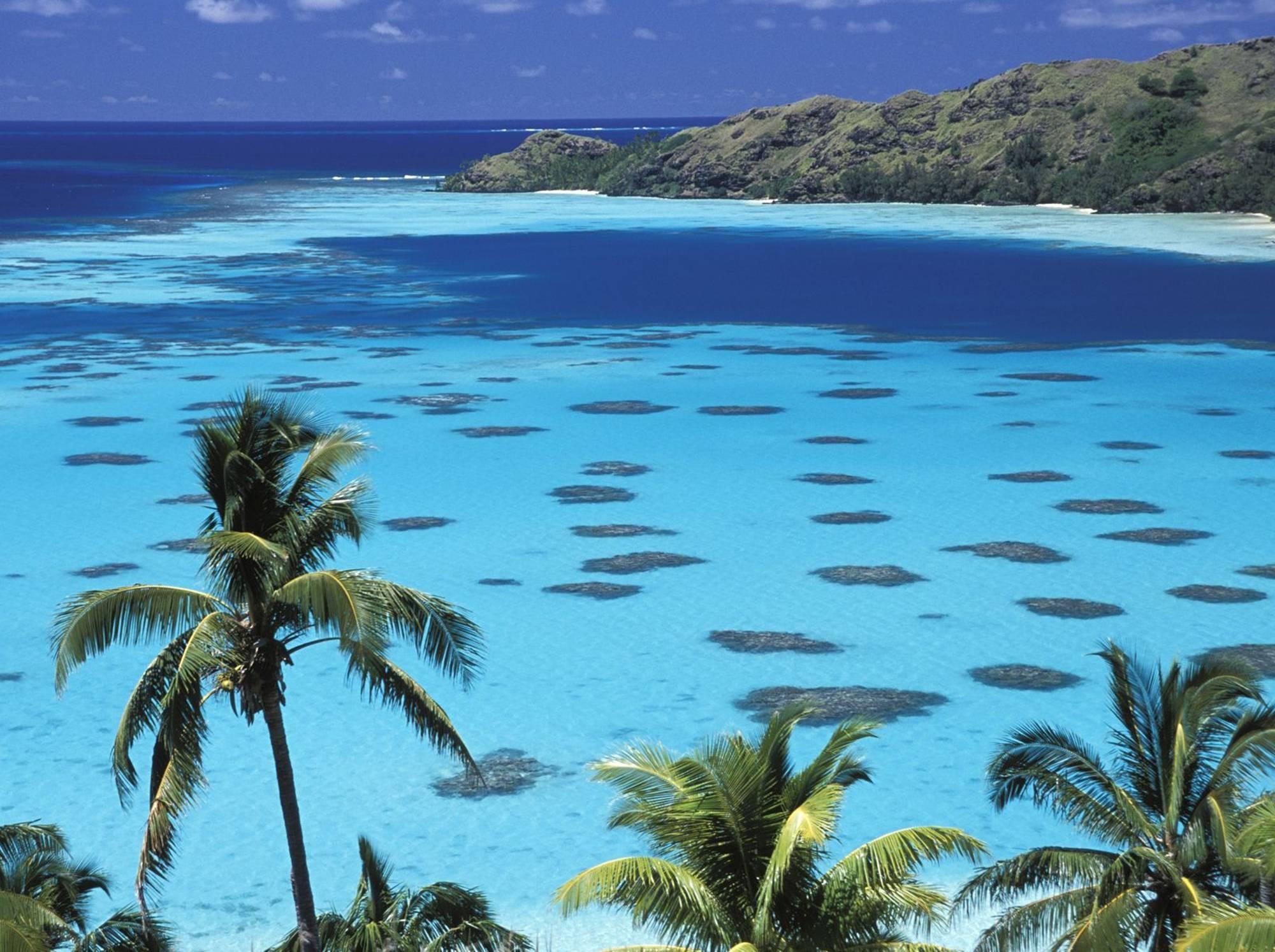 Gambier islands french polynesia south pacific wallpapers