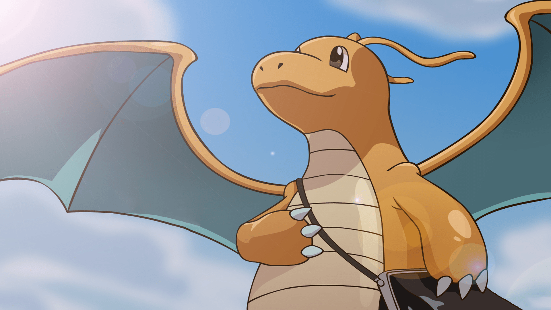 SimplyWallpapers: Dragonite Pokemon desktop bakcgrounds