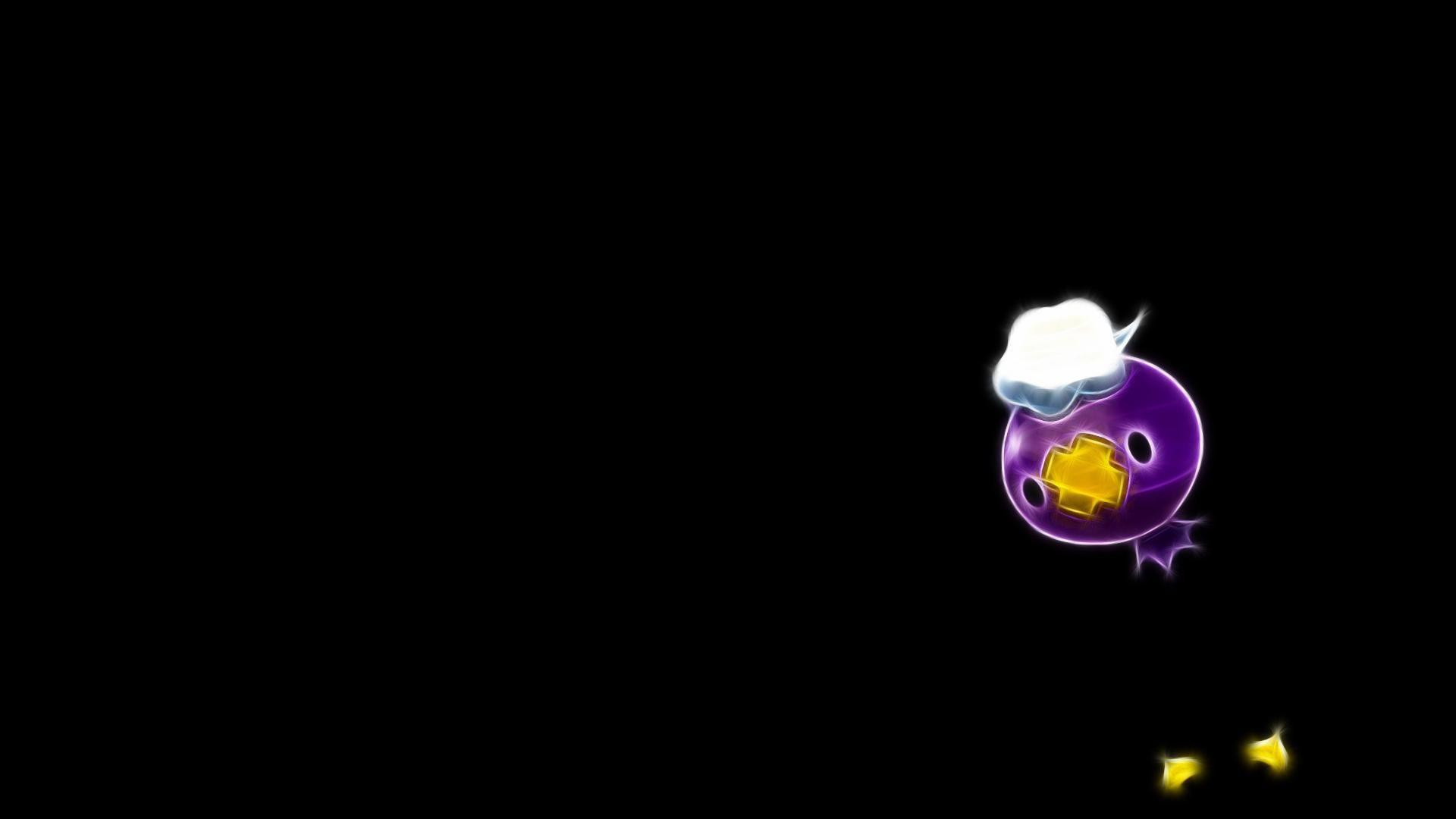 Drifloon fractalius pokemon black backgrounds wallpapers