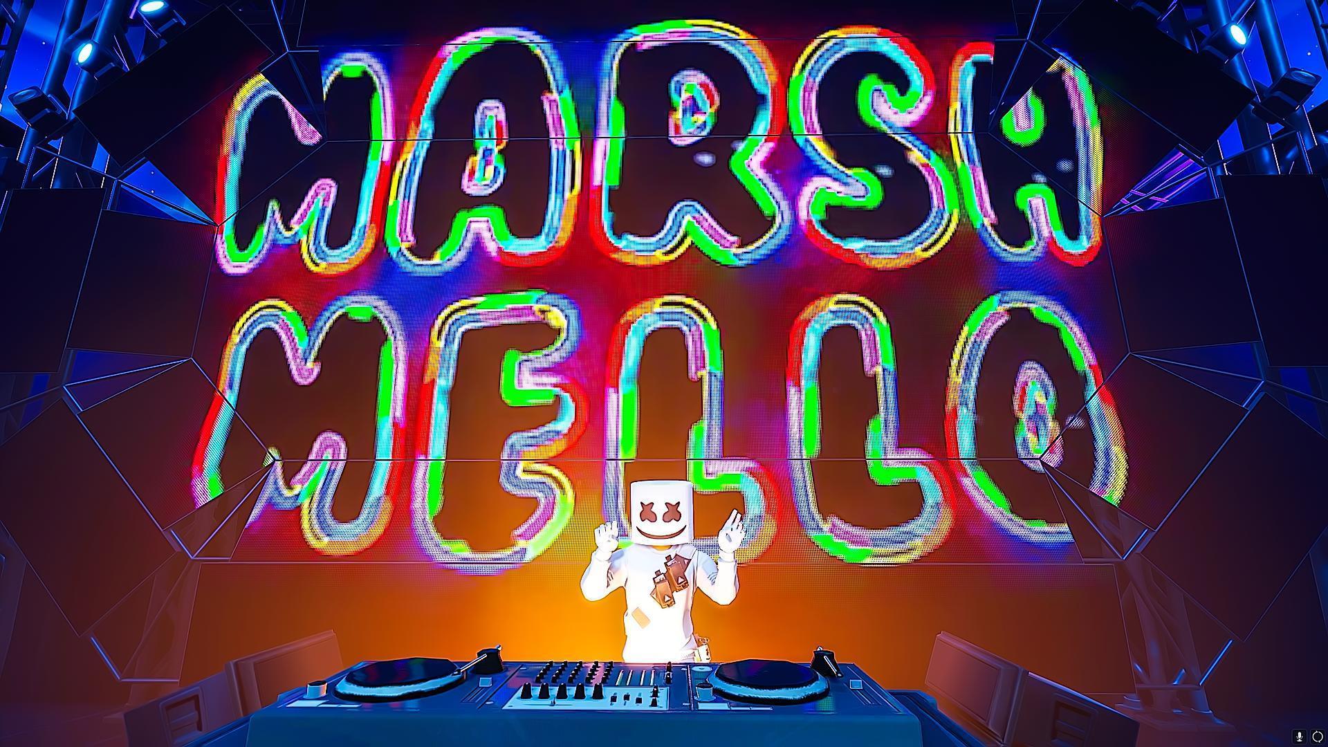 Fortnite HD Marshmello Concert Wallpapers • L2pbomb