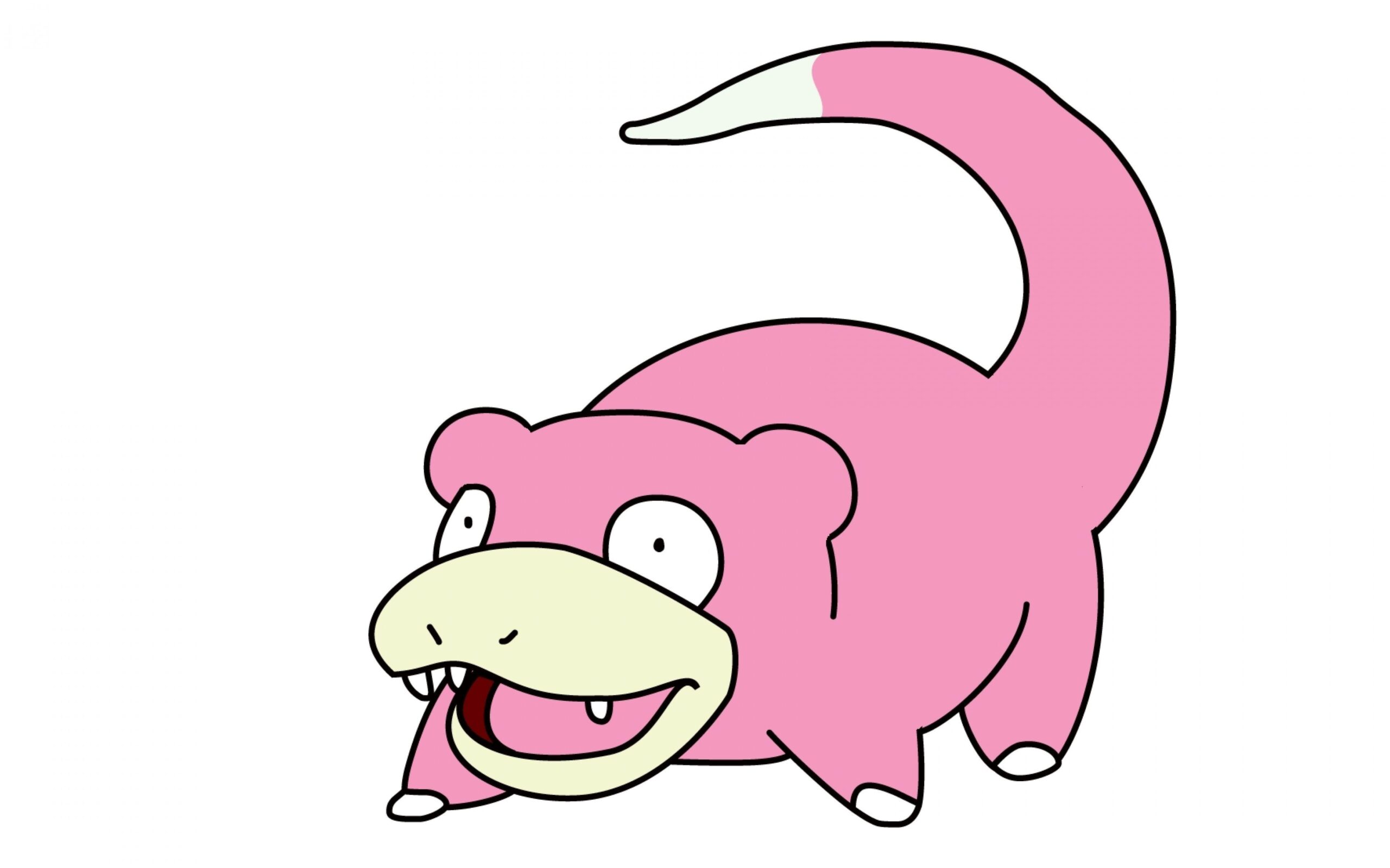 Download Wallpapers Slowpoke, Mem, Animal, Pokemon Ultra