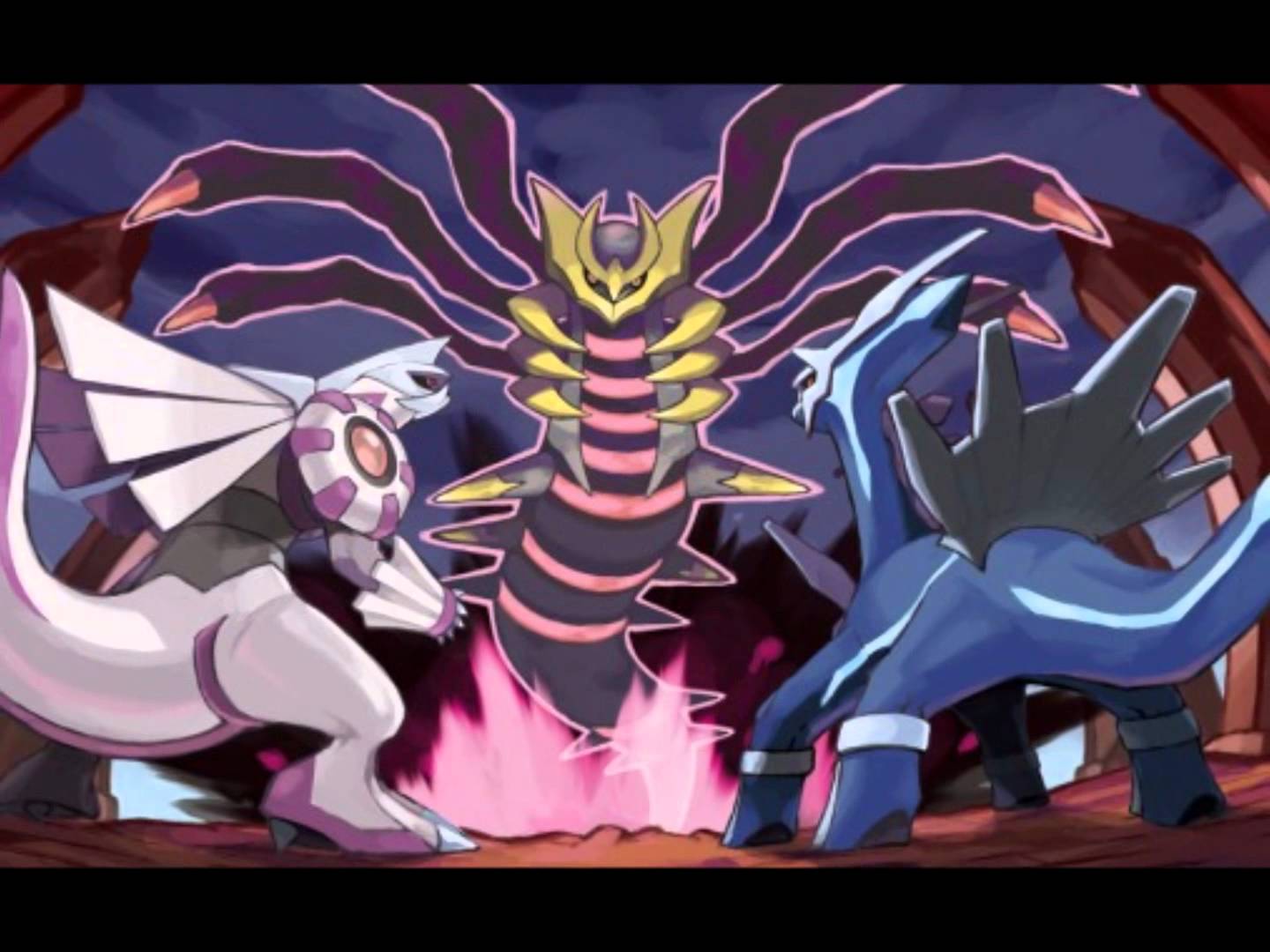 Shiny Palkia , Dialga, And Giratina [Origin And Altered Forms