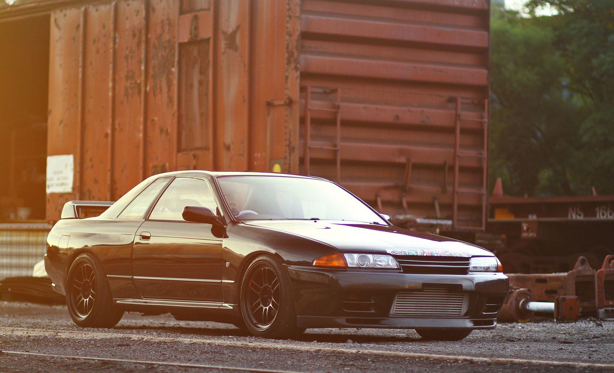 Nissan Skyline Gtr R32 Black wallpapers 2018 in Nissan