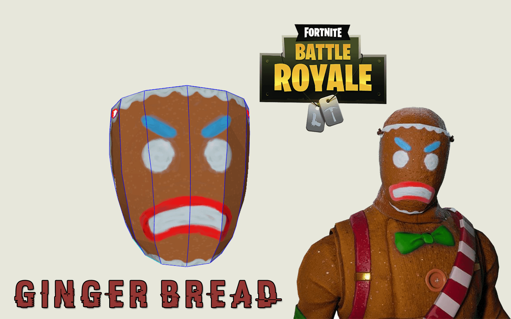 Gingerbread Man / Merry Marauder / Fortnite Patterns / Fortnite