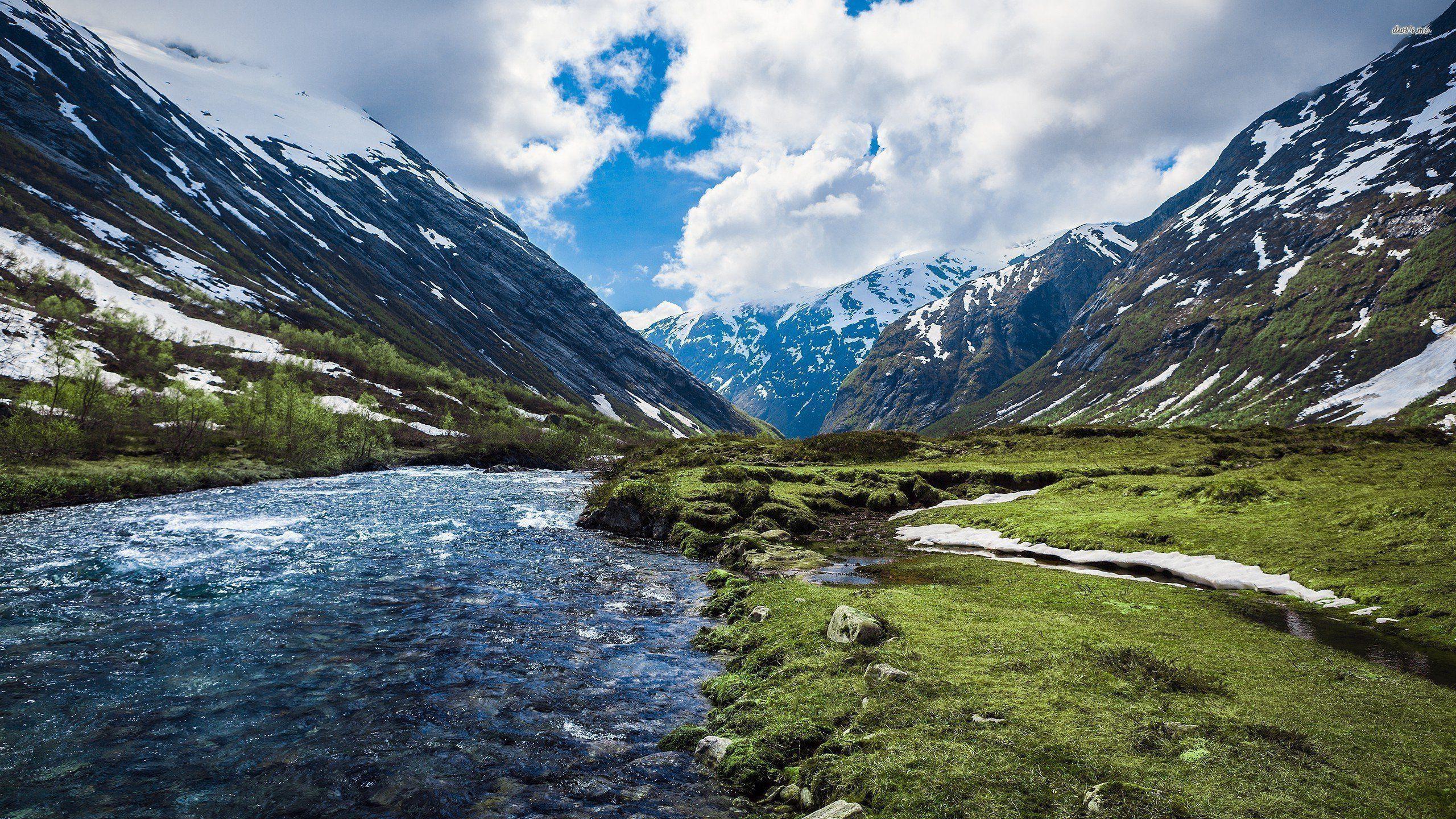 Small Lakeside Houses Norway Wallpapers