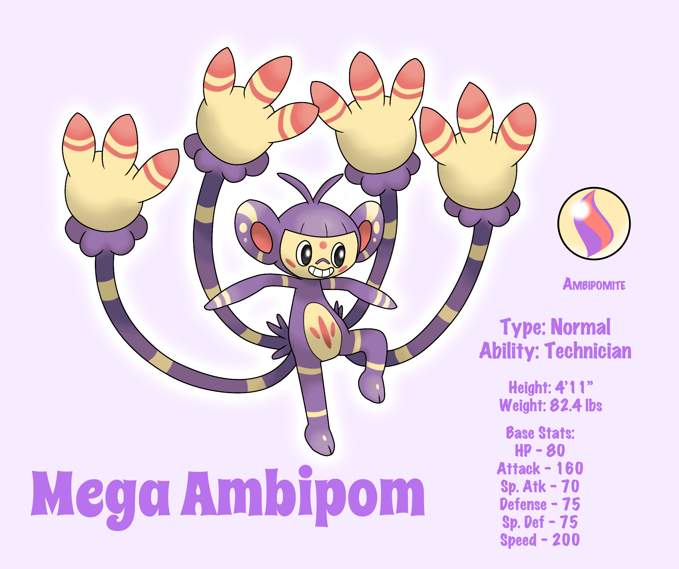 Mega Ambipom by LudiculousPegasus