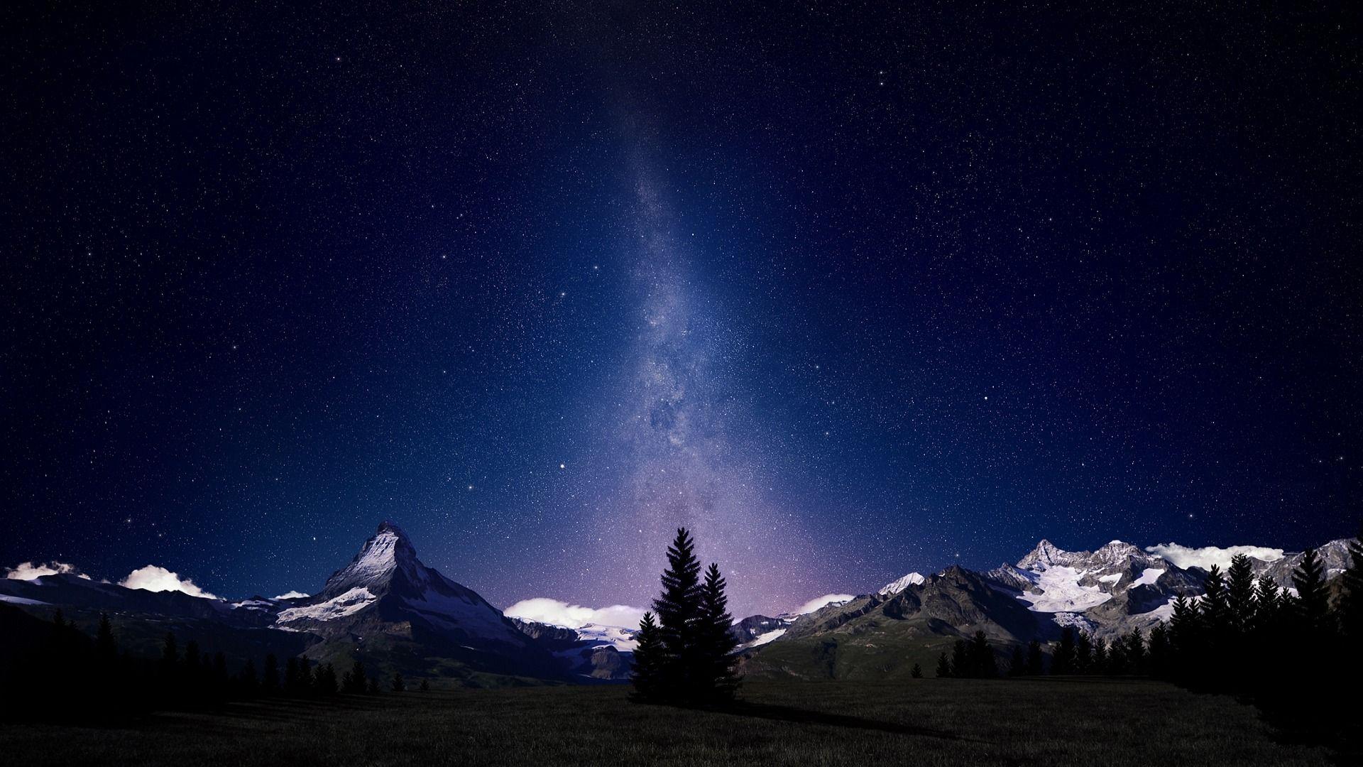 Wallpapers For > Real Night Sky Stars Wallpapers